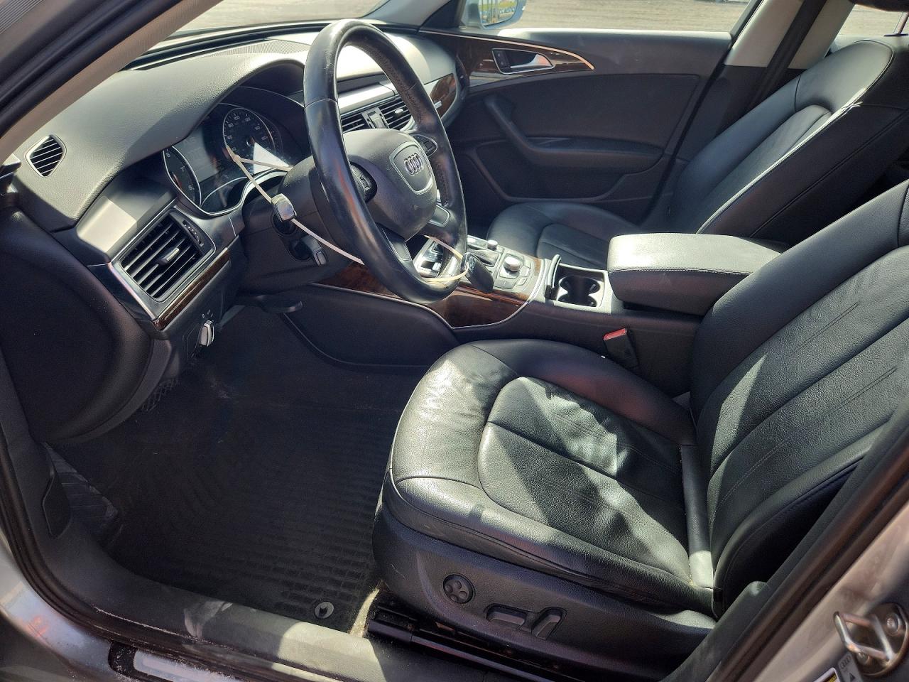2013 Audi A6 Gray vin: WAUGFAFCXDN093507