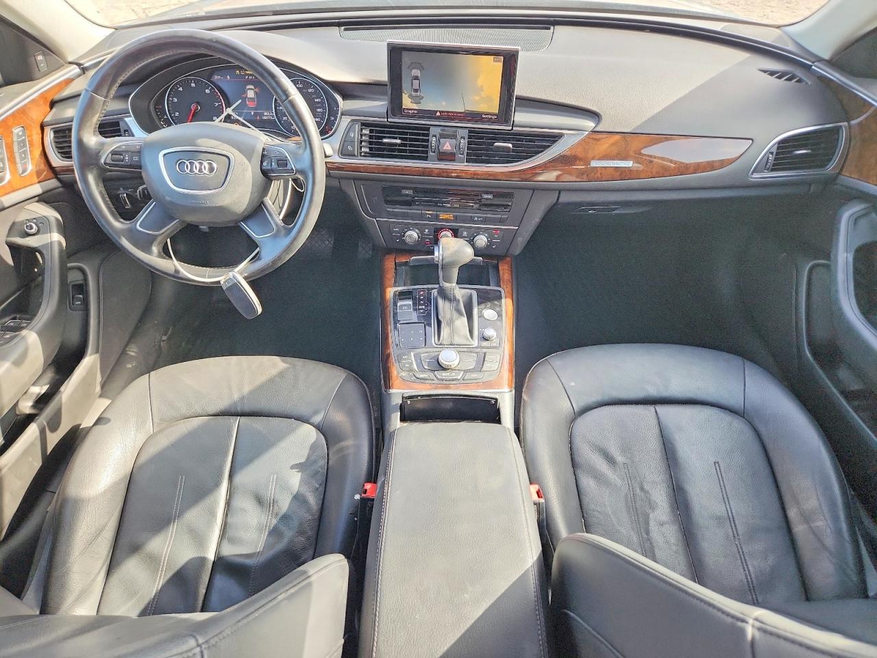 2013 Audi A6 Gray vin: WAUGFAFCXDN093507
