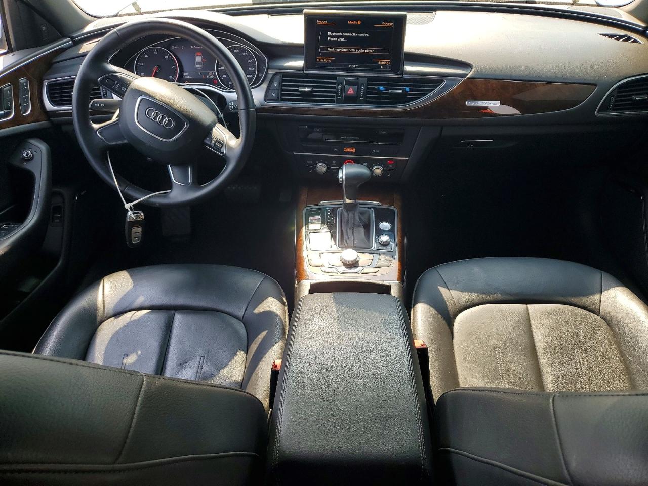 2013 Audi A6 Premium Plus White vin: WAUGFAFCXDN133763