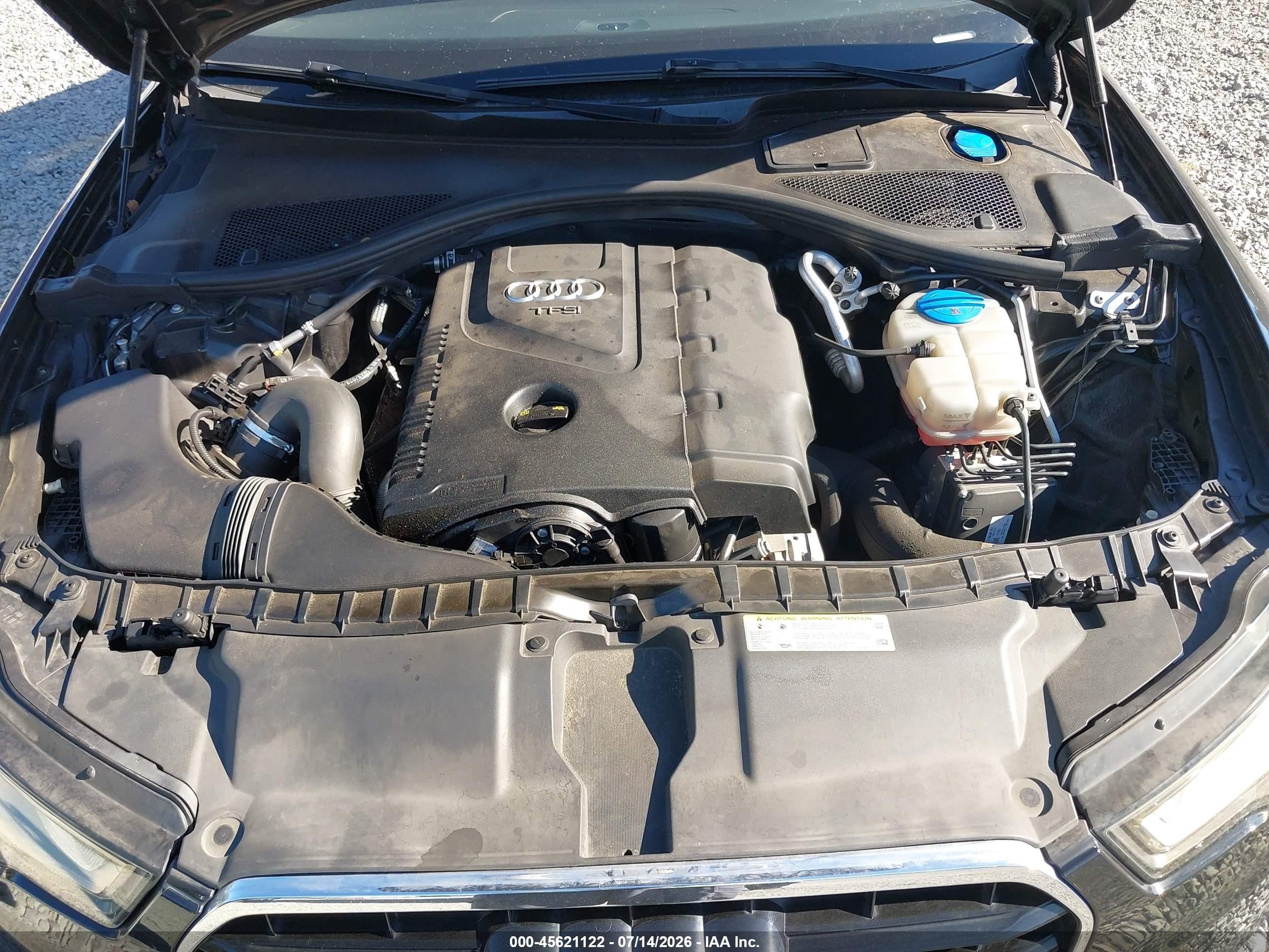 2014 Audi A6 2.0t Premium Черный vin: WAUGFAFCXEN010711