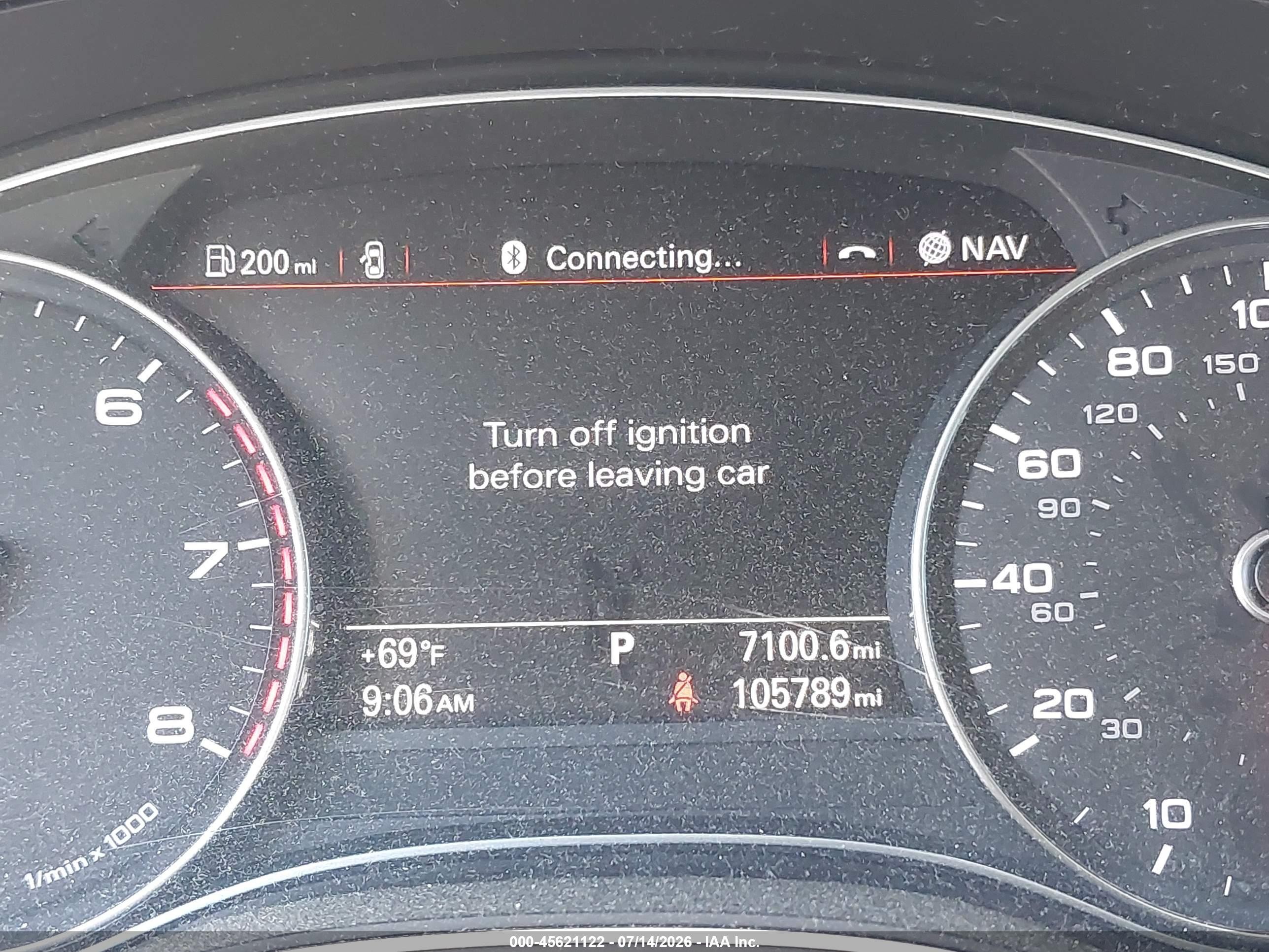 2014 Audi A6 2.0t Premium Черный vin: WAUGFAFCXEN010711