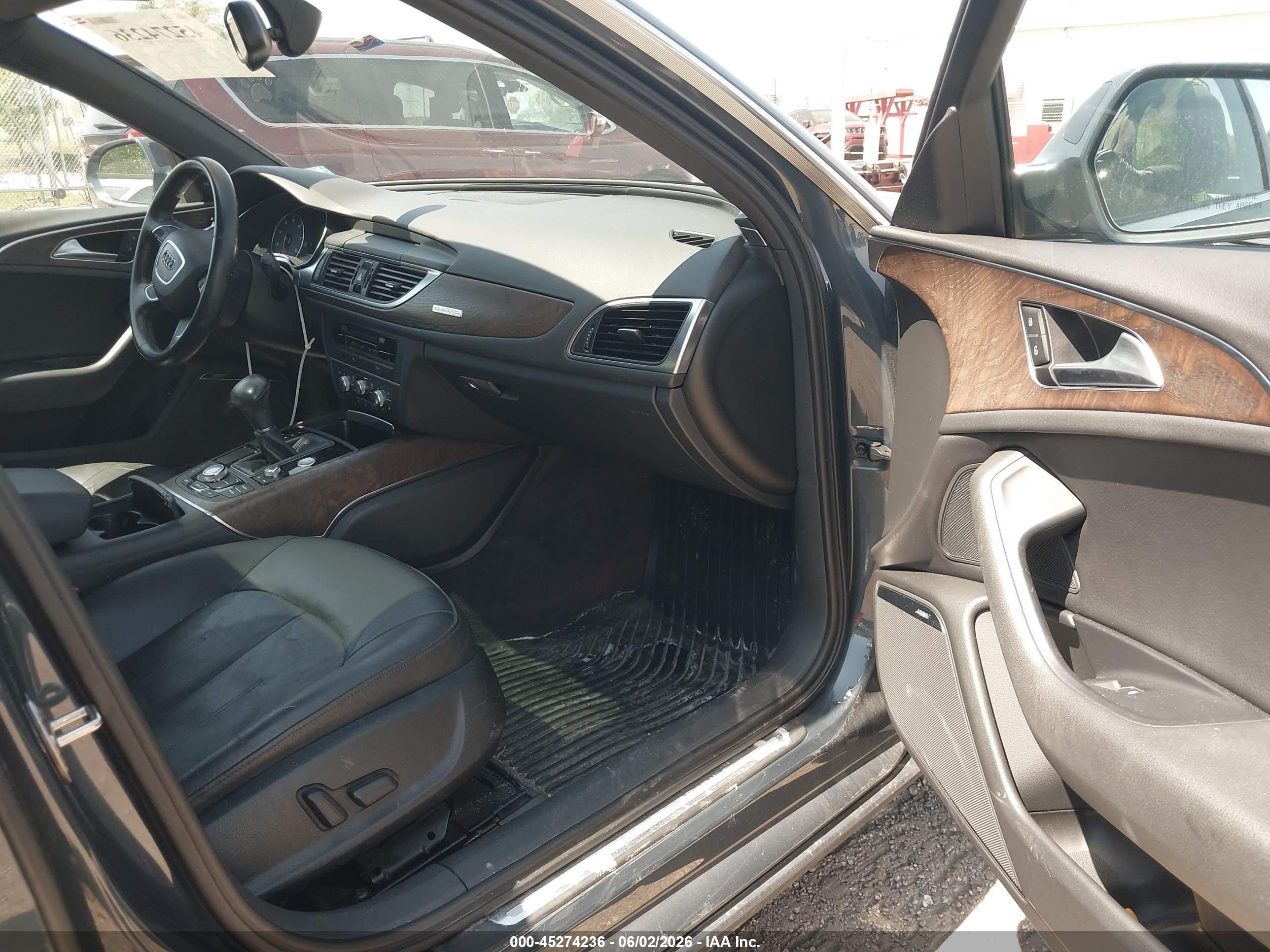 2014 Audi A6 2.0t Premium Gray vin: WAUGFAFCXEN018288