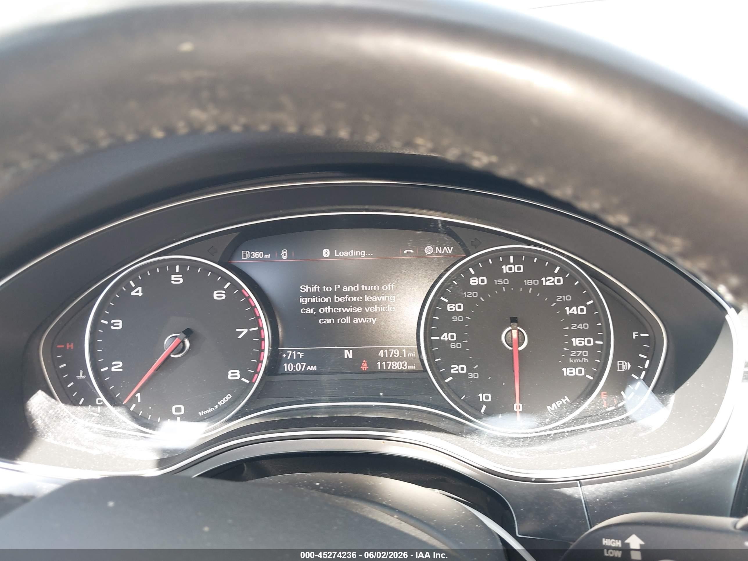 2014 Audi A6 2.0t Premium Gray vin: WAUGFAFCXEN018288