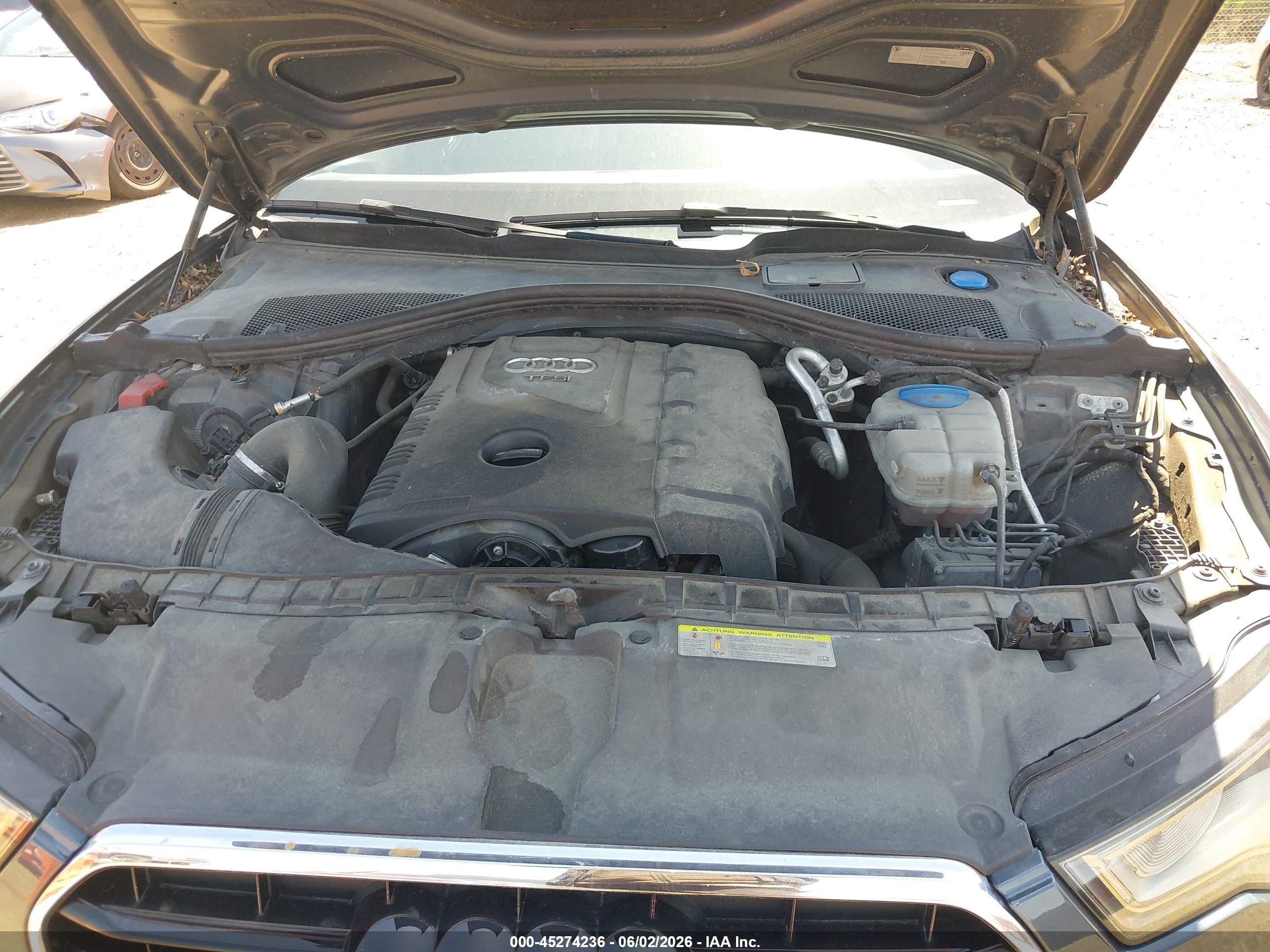 2014 Audi A6 2.0t Premium Gray vin: WAUGFAFCXEN018288