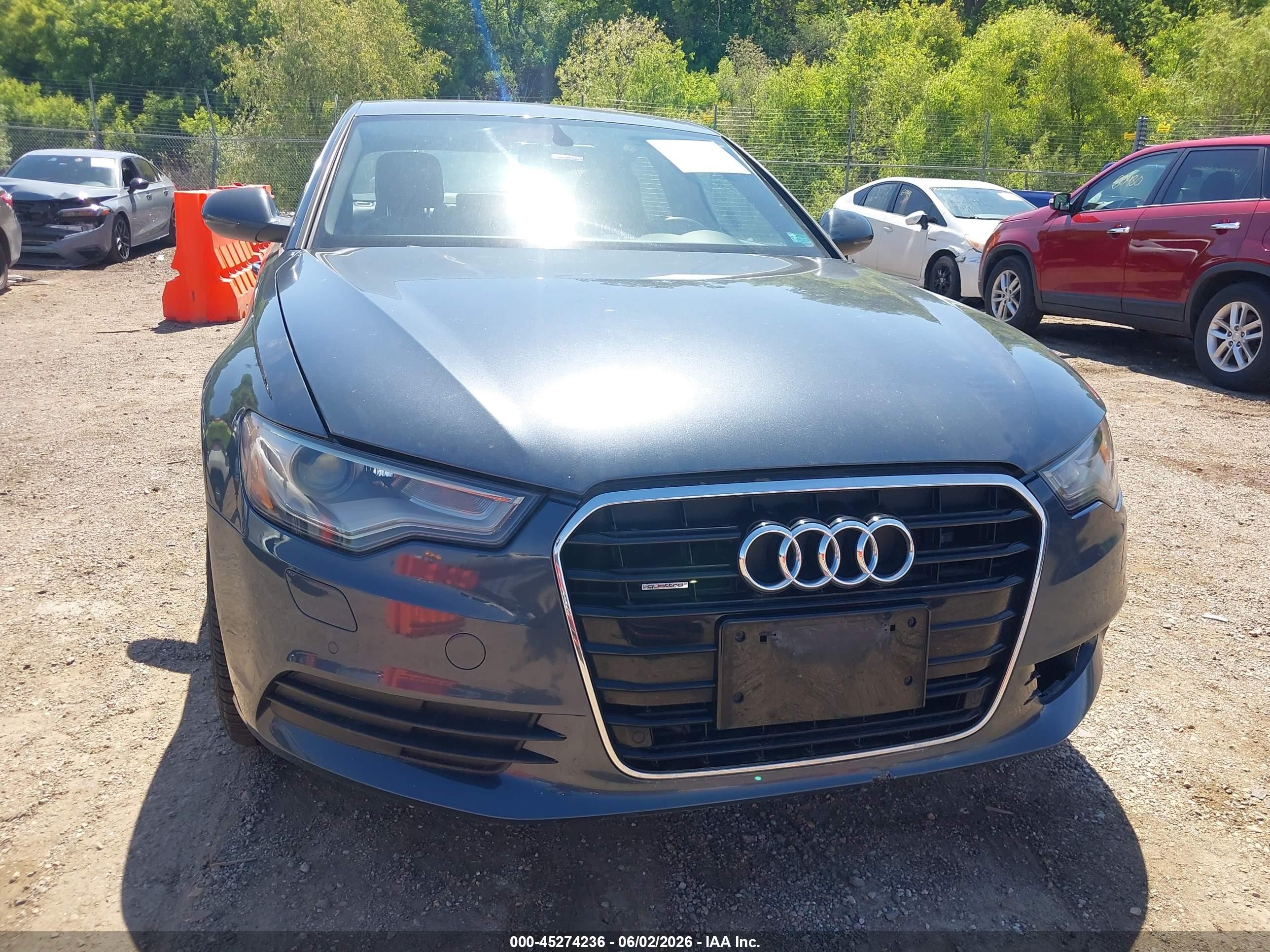 2014 Audi A6 2.0t Premium Gray vin: WAUGFAFCXEN018288