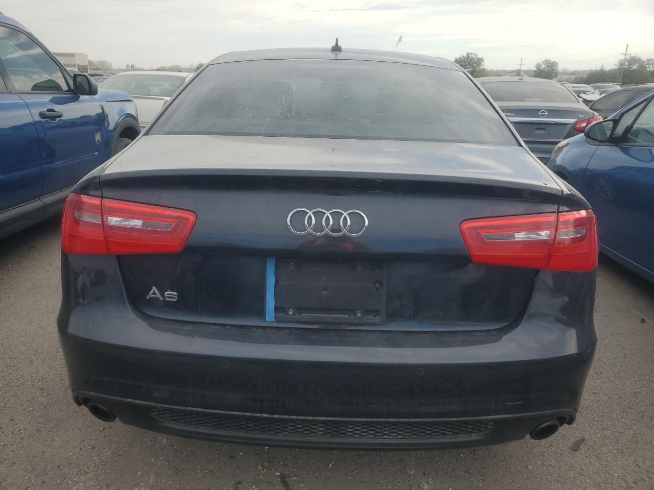 2014 Audi A6 Premium Plus Blue vin: WAUGFAFCXEN029260