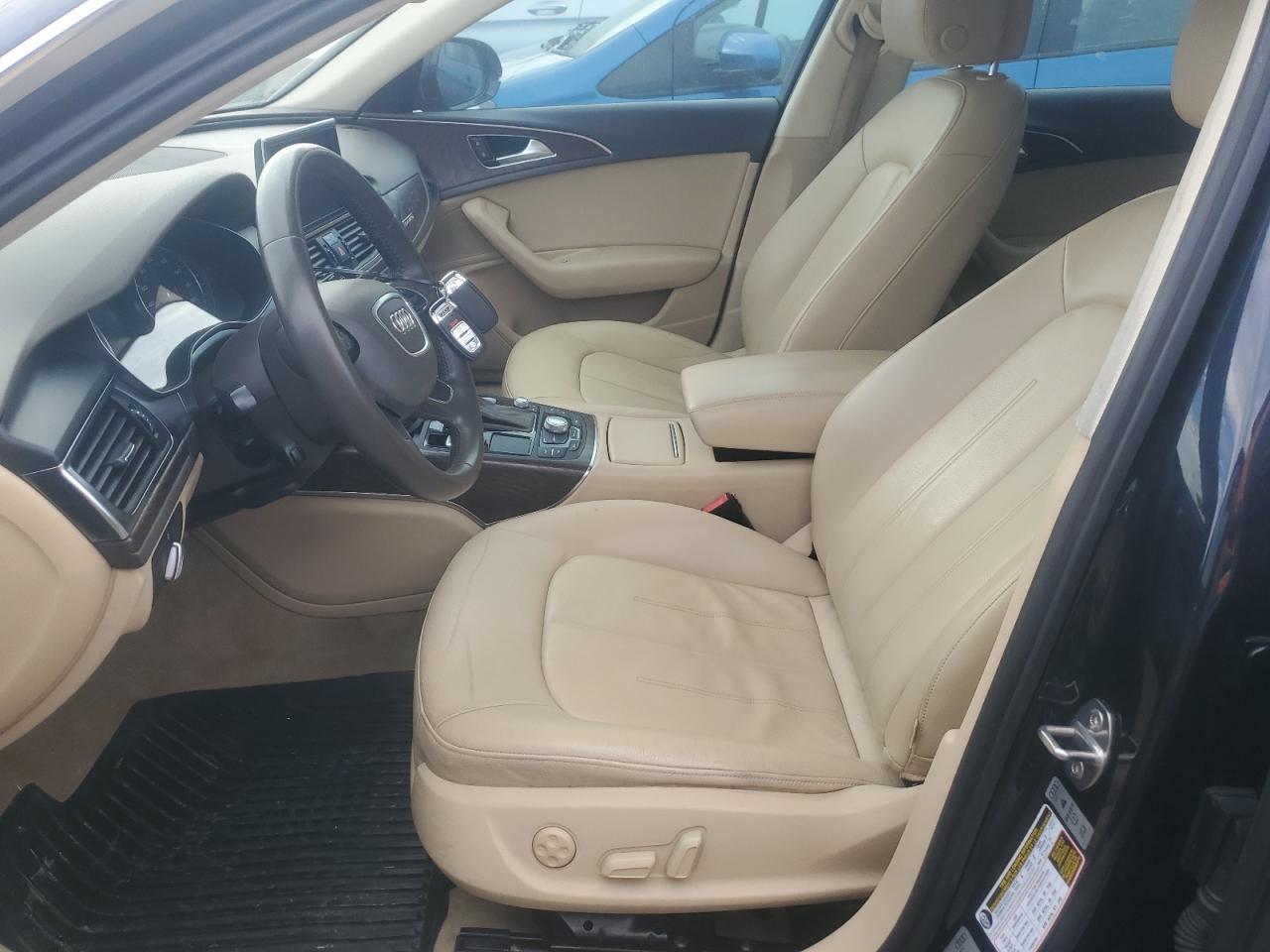 2014 Audi A6 Premium Plus Blue vin: WAUGFAFCXEN029260