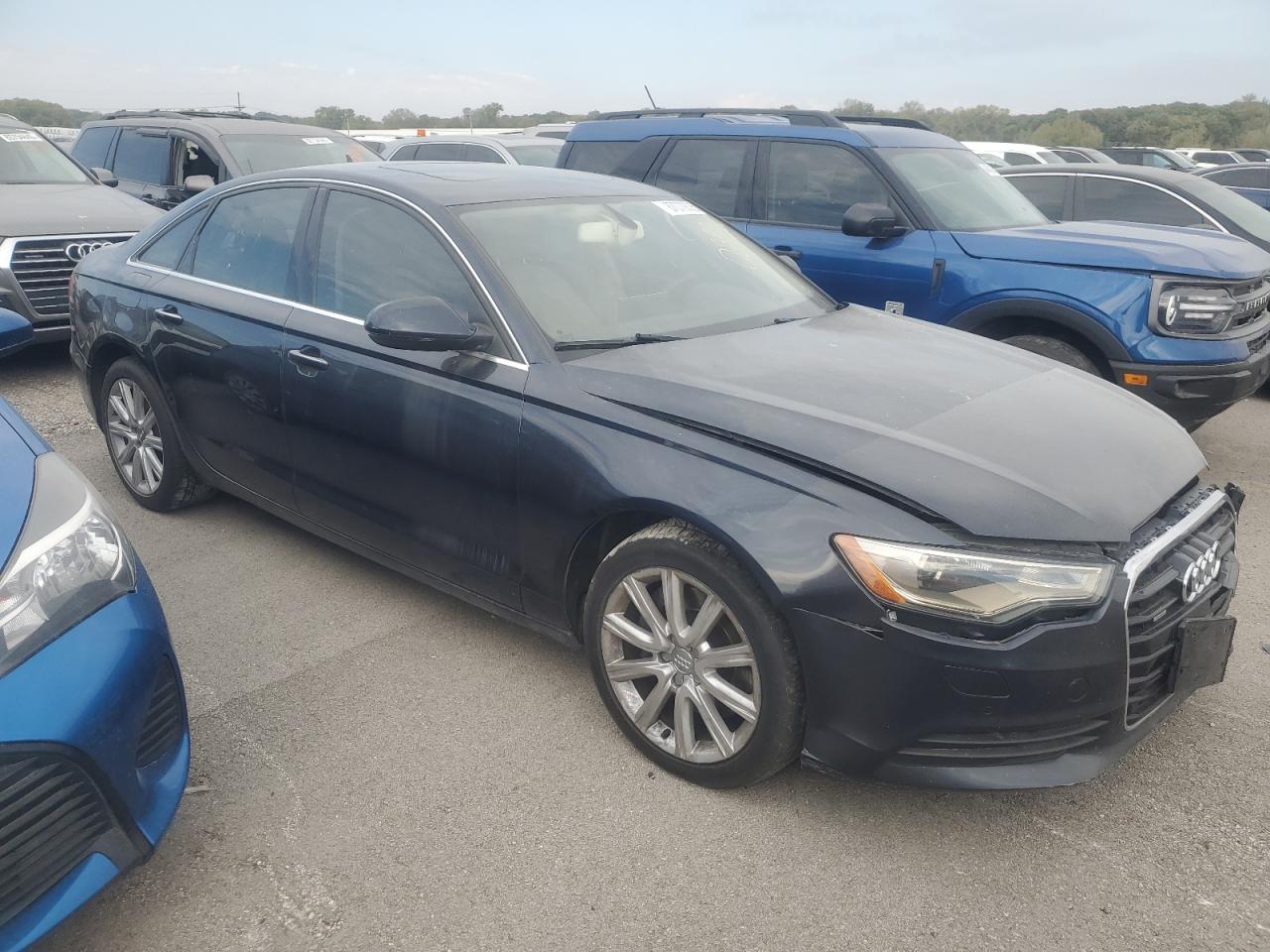2014 Audi A6 Premium Plus Blue vin: WAUGFAFCXEN029260