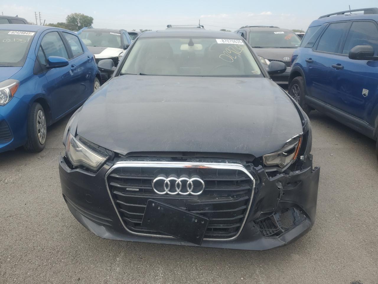 2014 Audi A6 Premium Plus Blue vin: WAUGFAFCXEN029260