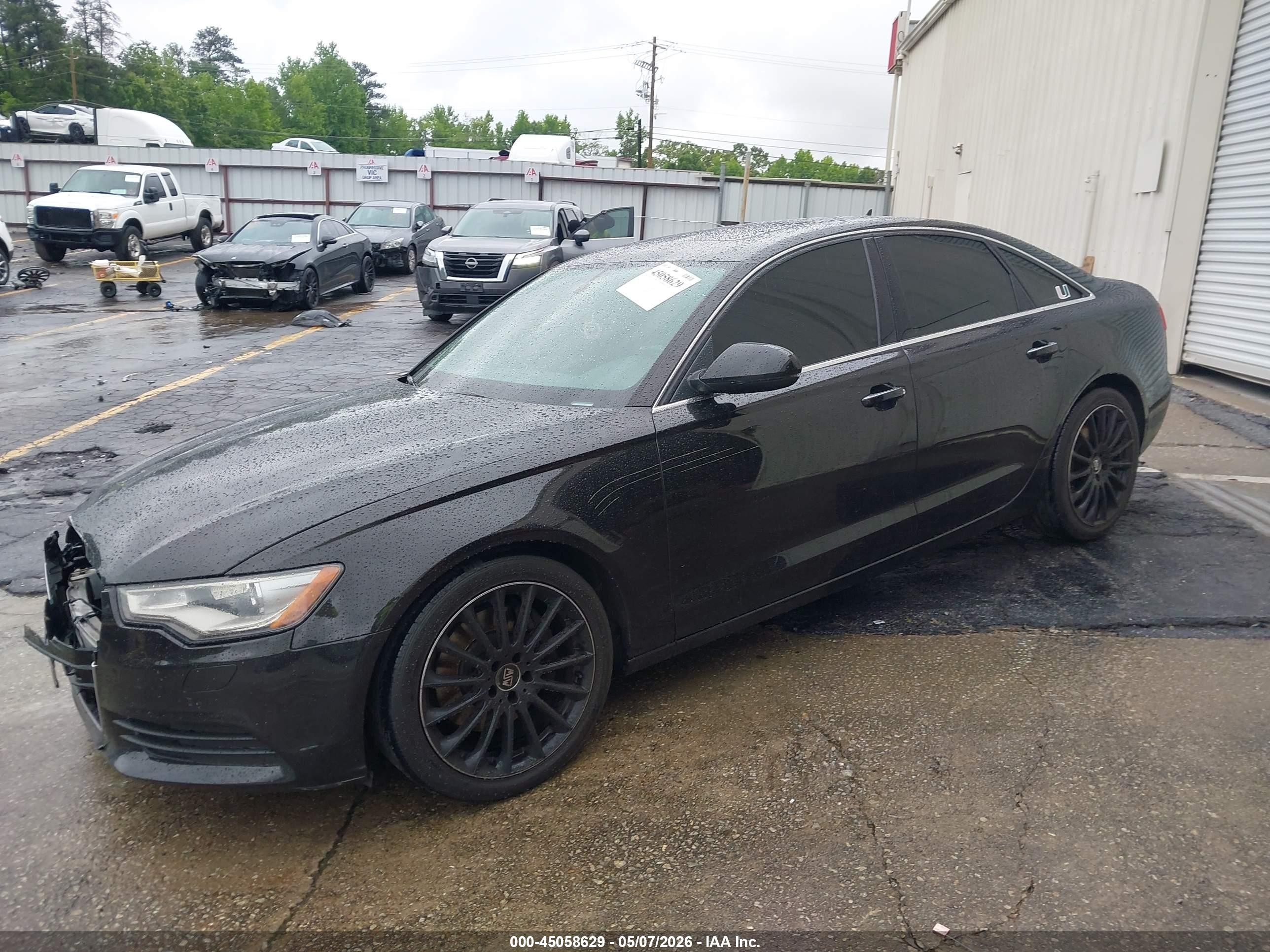2014 Audi A6 2.0t Premium Black vin: WAUGFAFCXEN041814