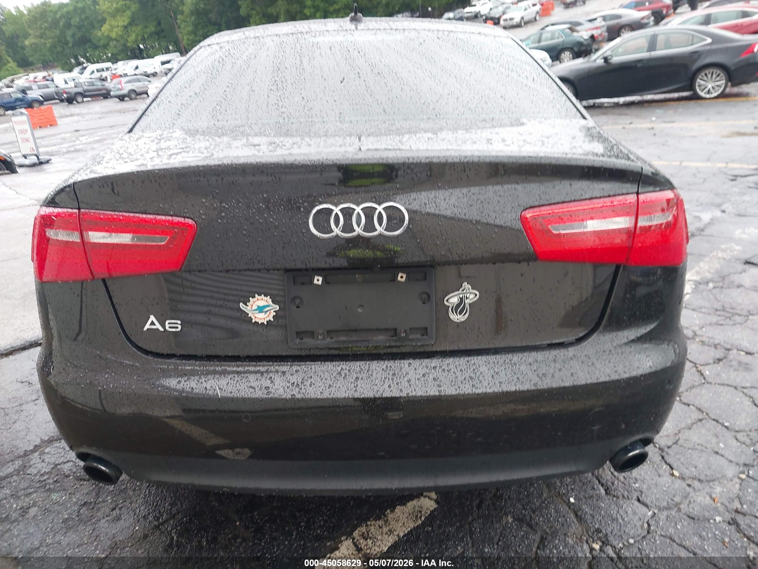 2014 Audi A6 2.0t Premium Black vin: WAUGFAFCXEN041814