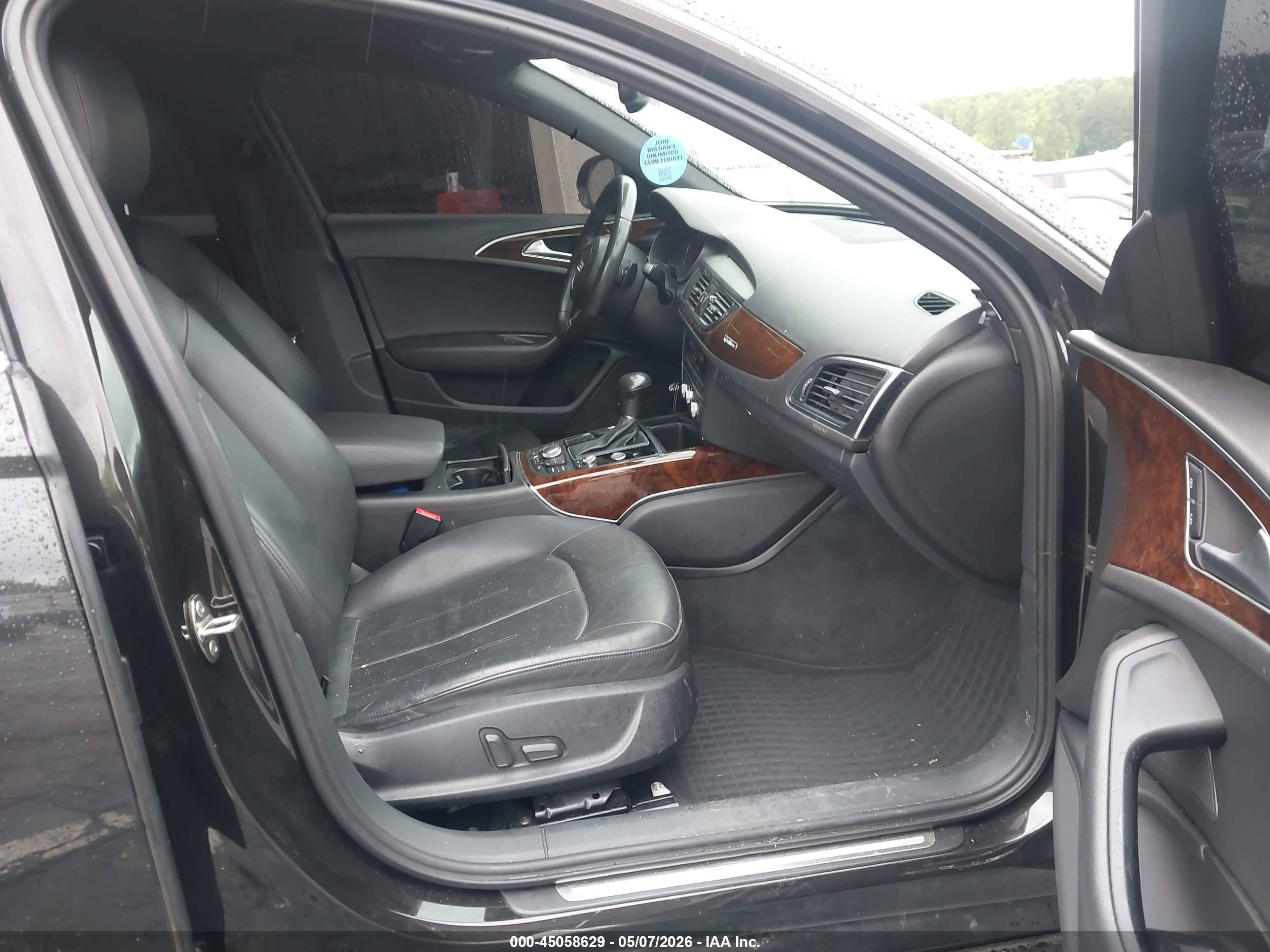 2014 Audi A6 2.0t Premium Black vin: WAUGFAFCXEN041814