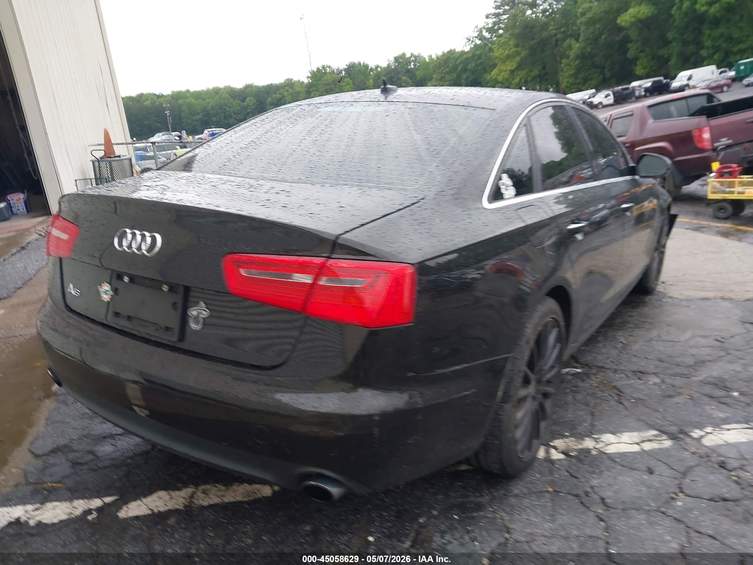 2014 Audi A6 2.0t Premium Black vin: WAUGFAFCXEN041814