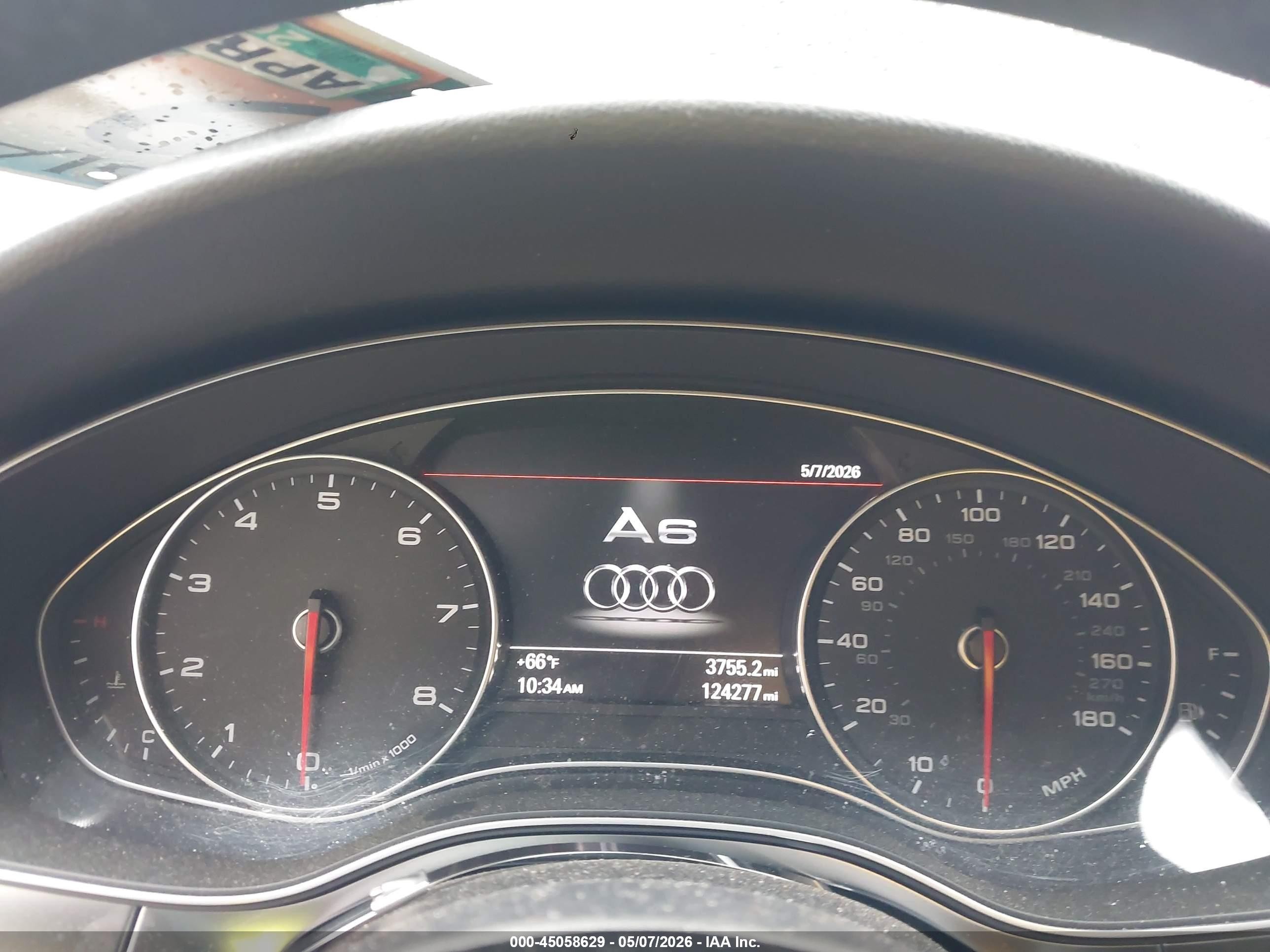 2014 Audi A6 2.0t Premium Black vin: WAUGFAFCXEN041814