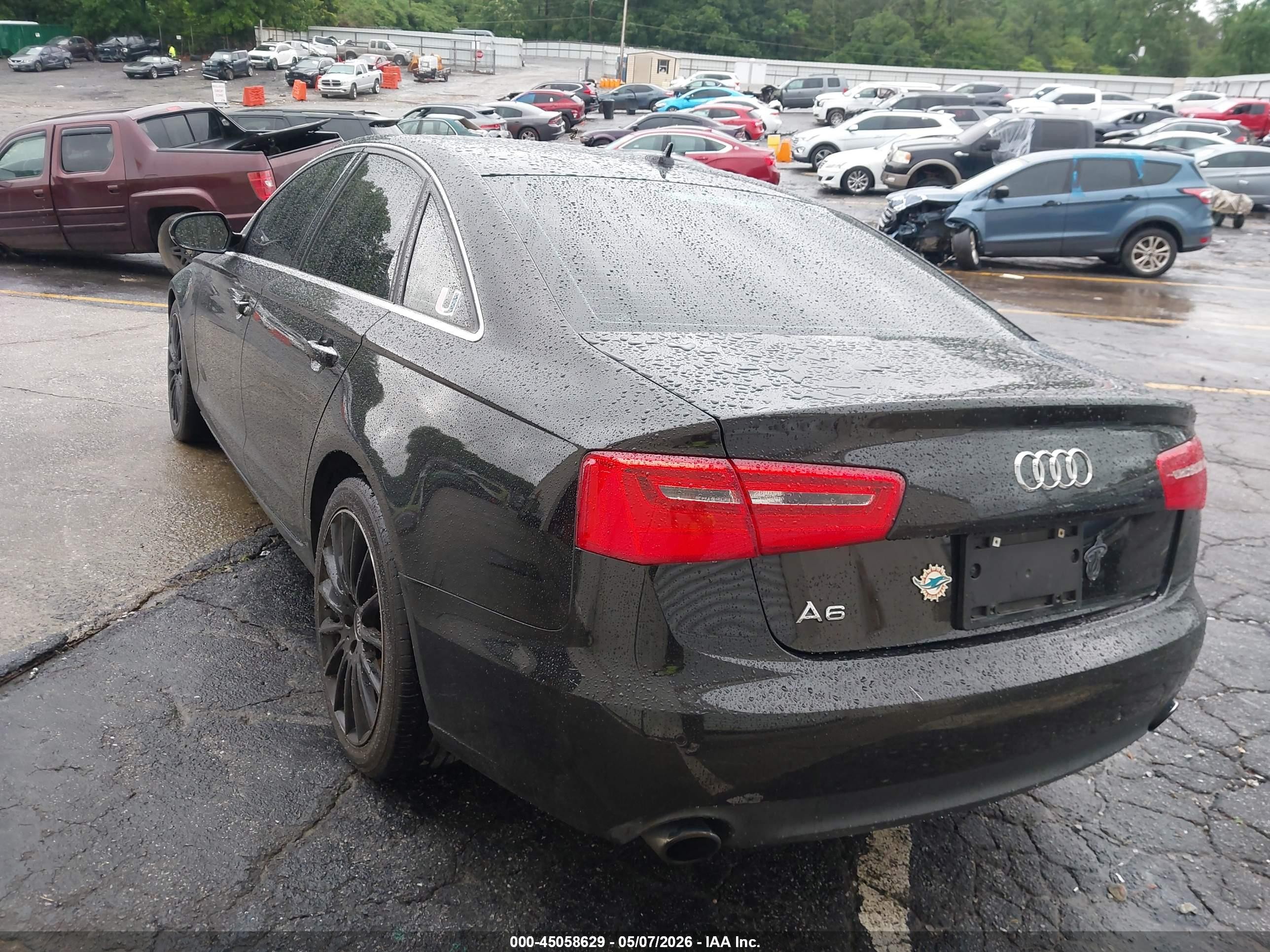 2014 Audi A6 2.0t Premium Black vin: WAUGFAFCXEN041814