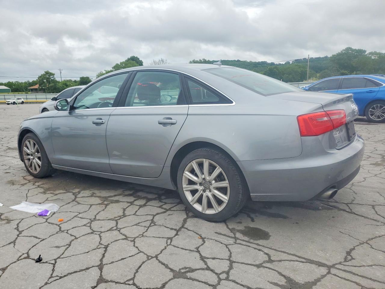 2014 Audi A6 Premium Plus Gray vin: WAUGFAFCXEN042705