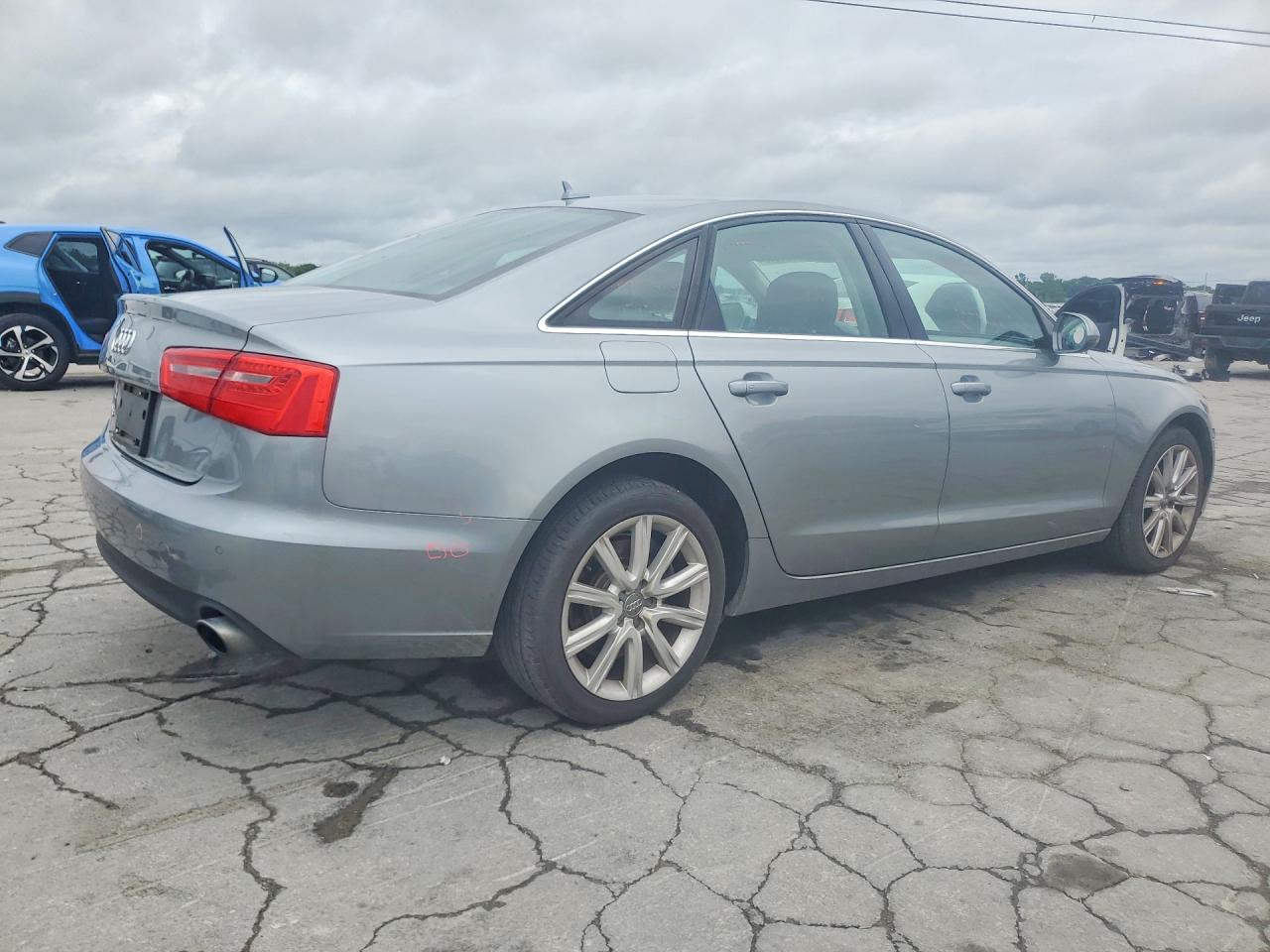 2014 Audi A6 Premium Plus Gray vin: WAUGFAFCXEN042705