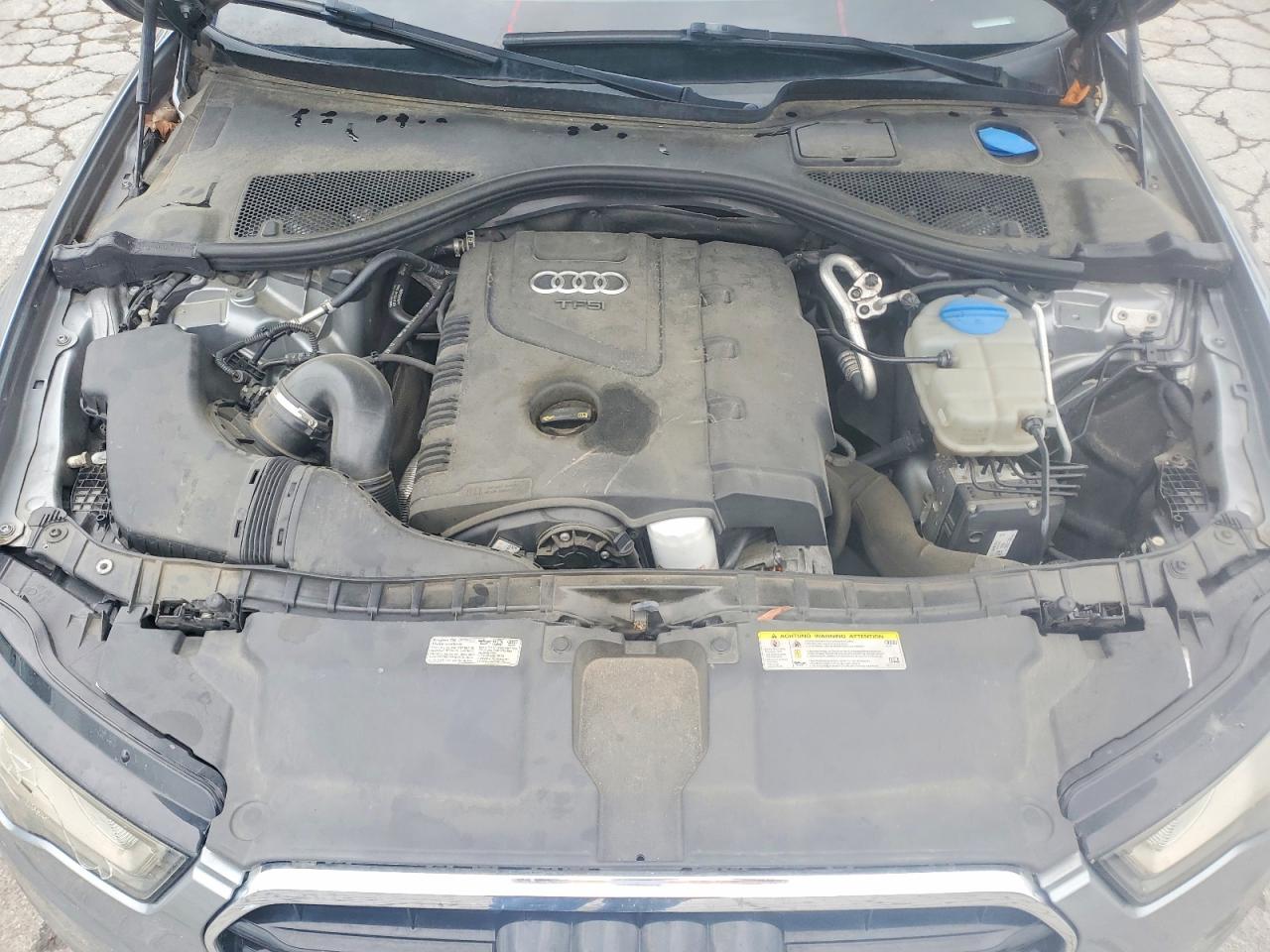 2014 Audi A6 Premium Plus Gray vin: WAUGFAFCXEN042705