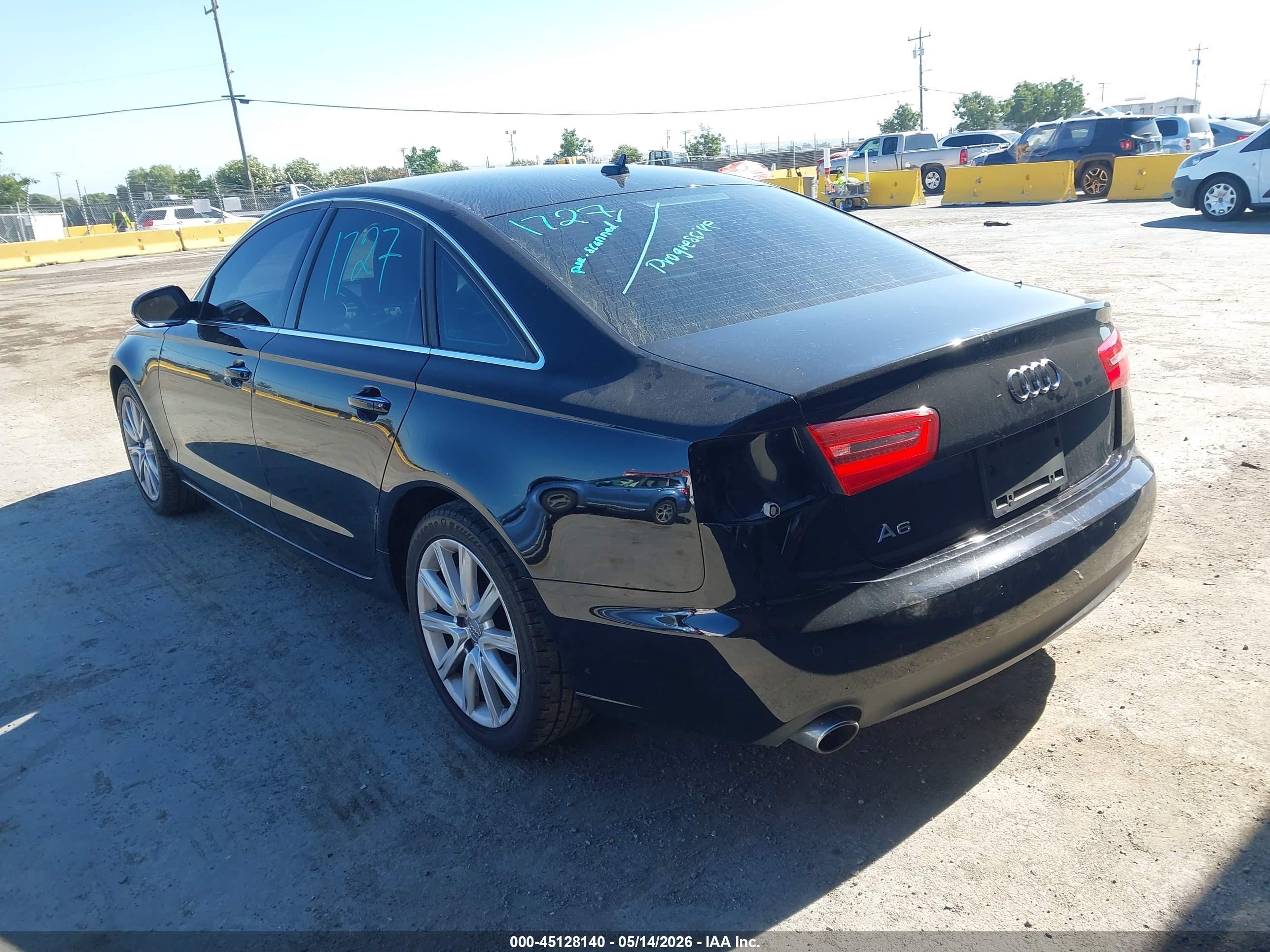 2014 Audi A6 2.0t Premium Black vin: WAUGFAFCXEN056300