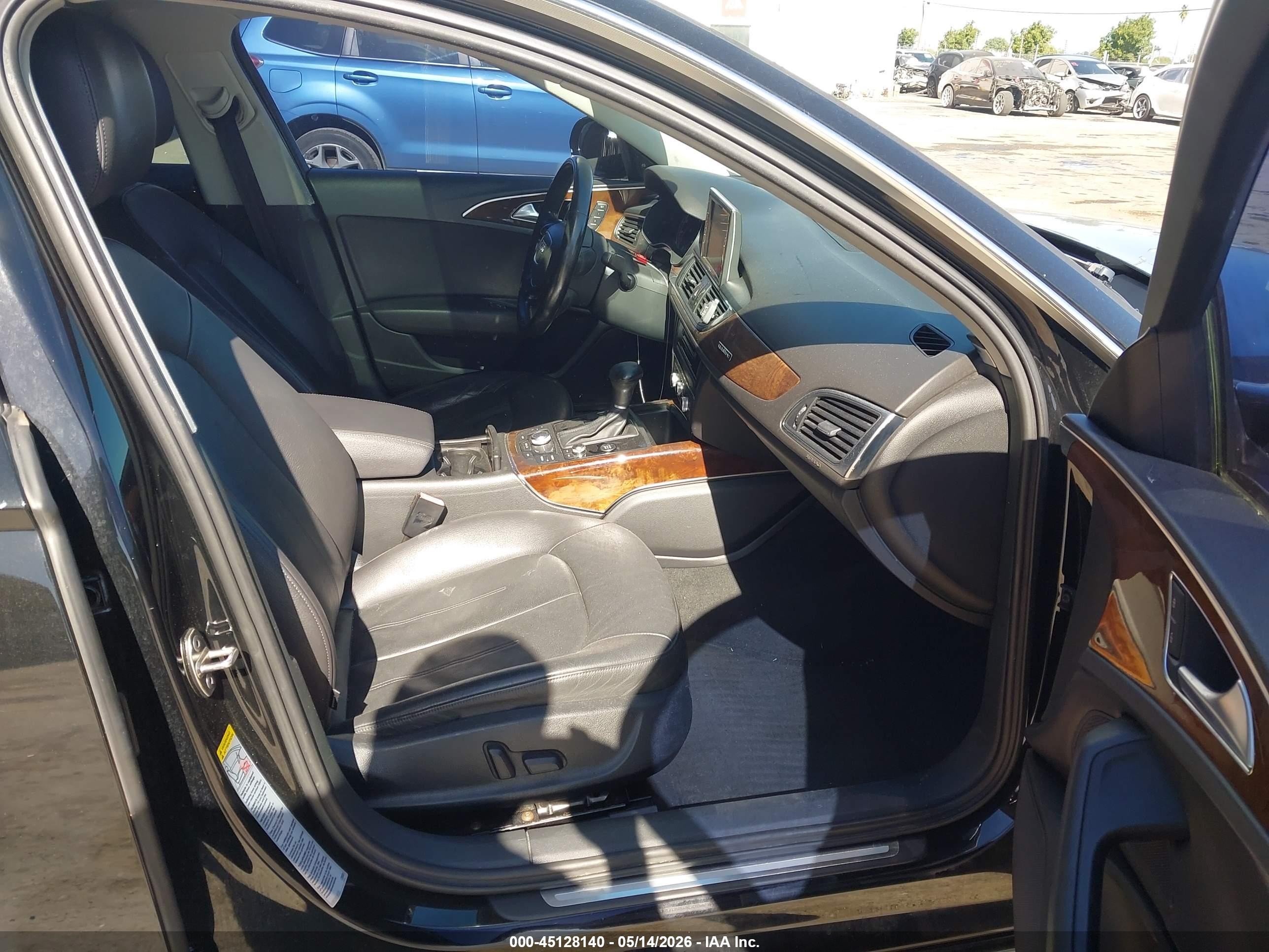 2014 Audi A6 2.0t Premium Black vin: WAUGFAFCXEN056300