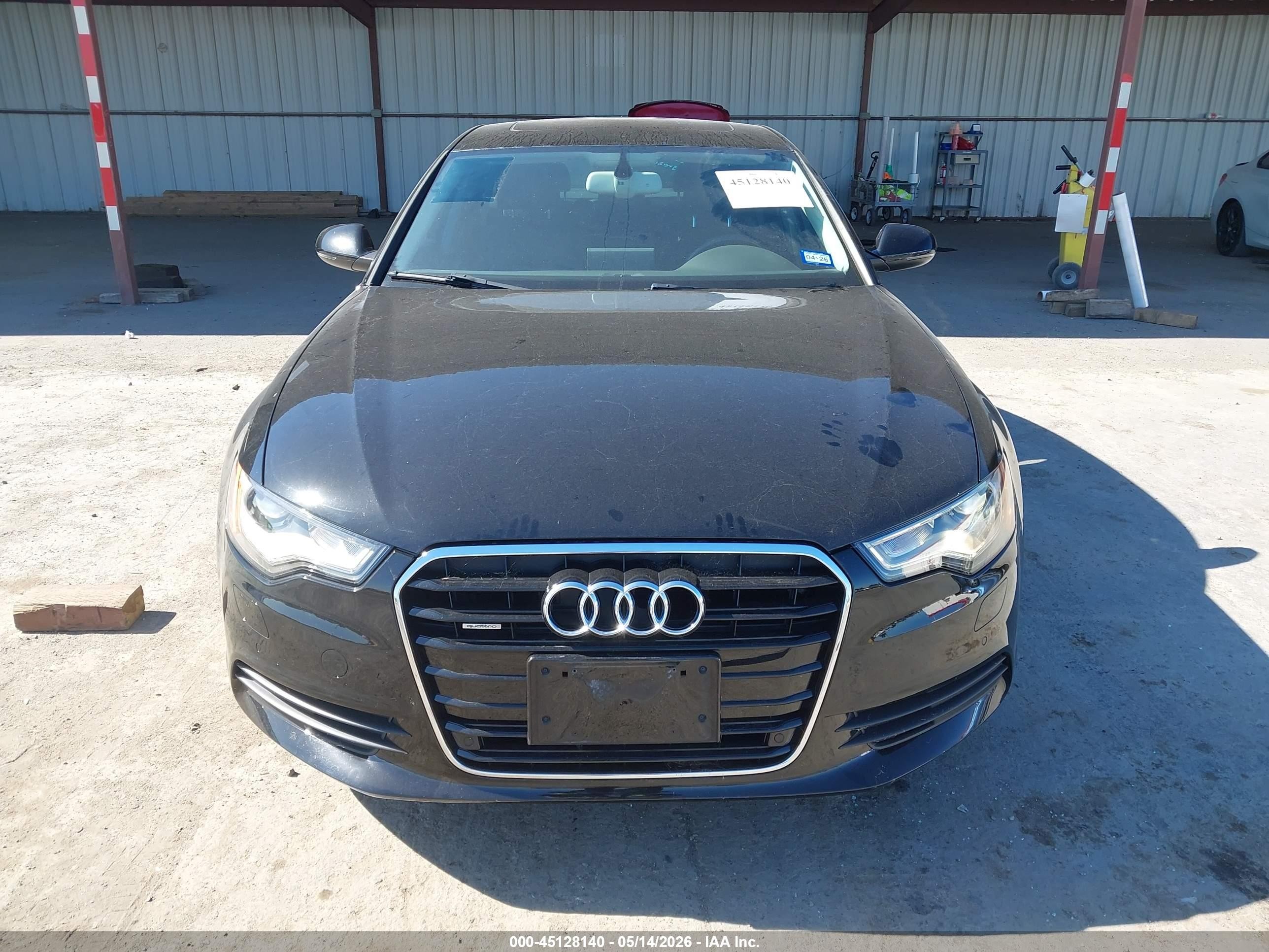2014 Audi A6 2.0t Premium Black vin: WAUGFAFCXEN056300