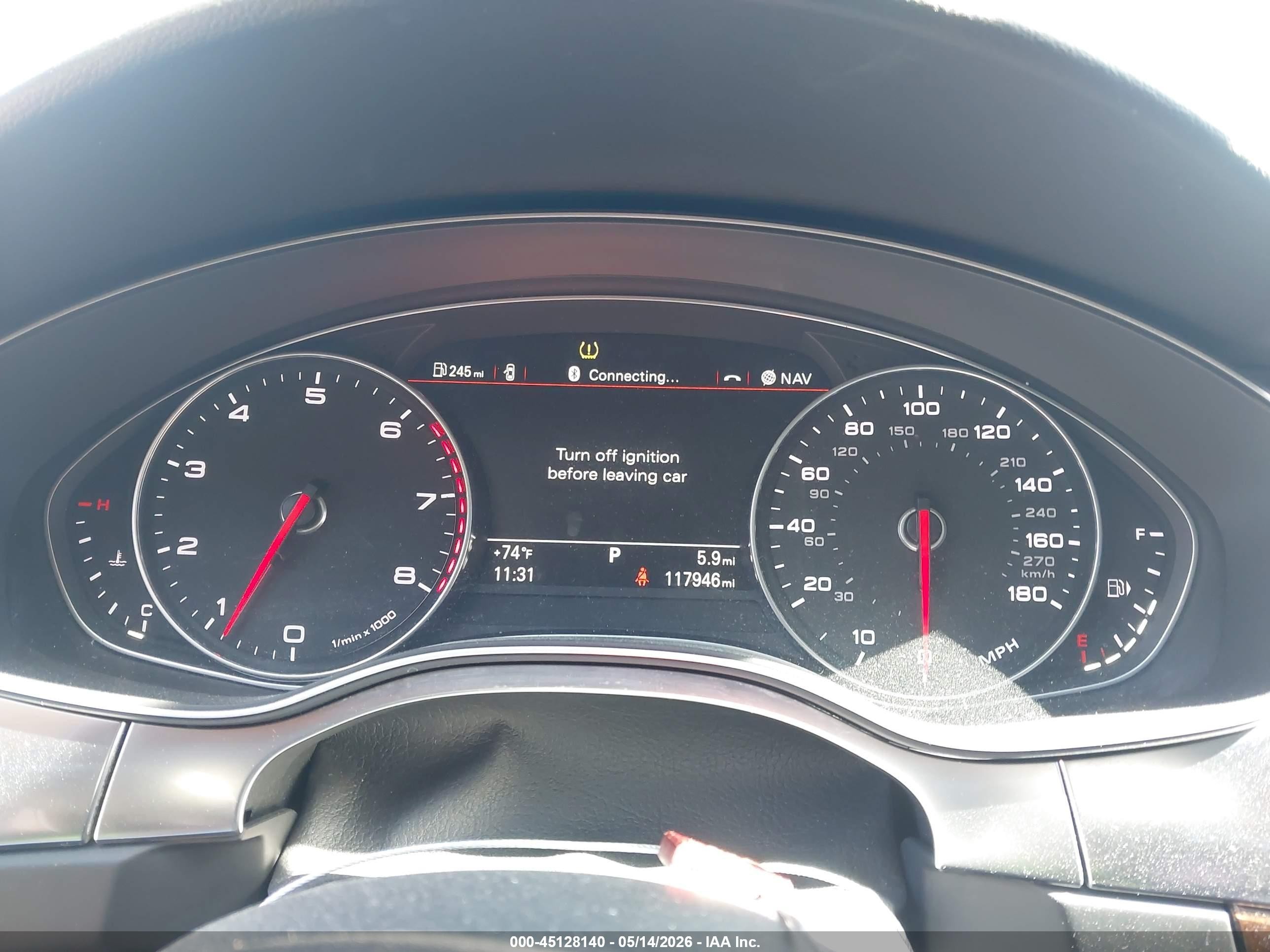 2014 Audi A6 2.0t Premium Black vin: WAUGFAFCXEN056300