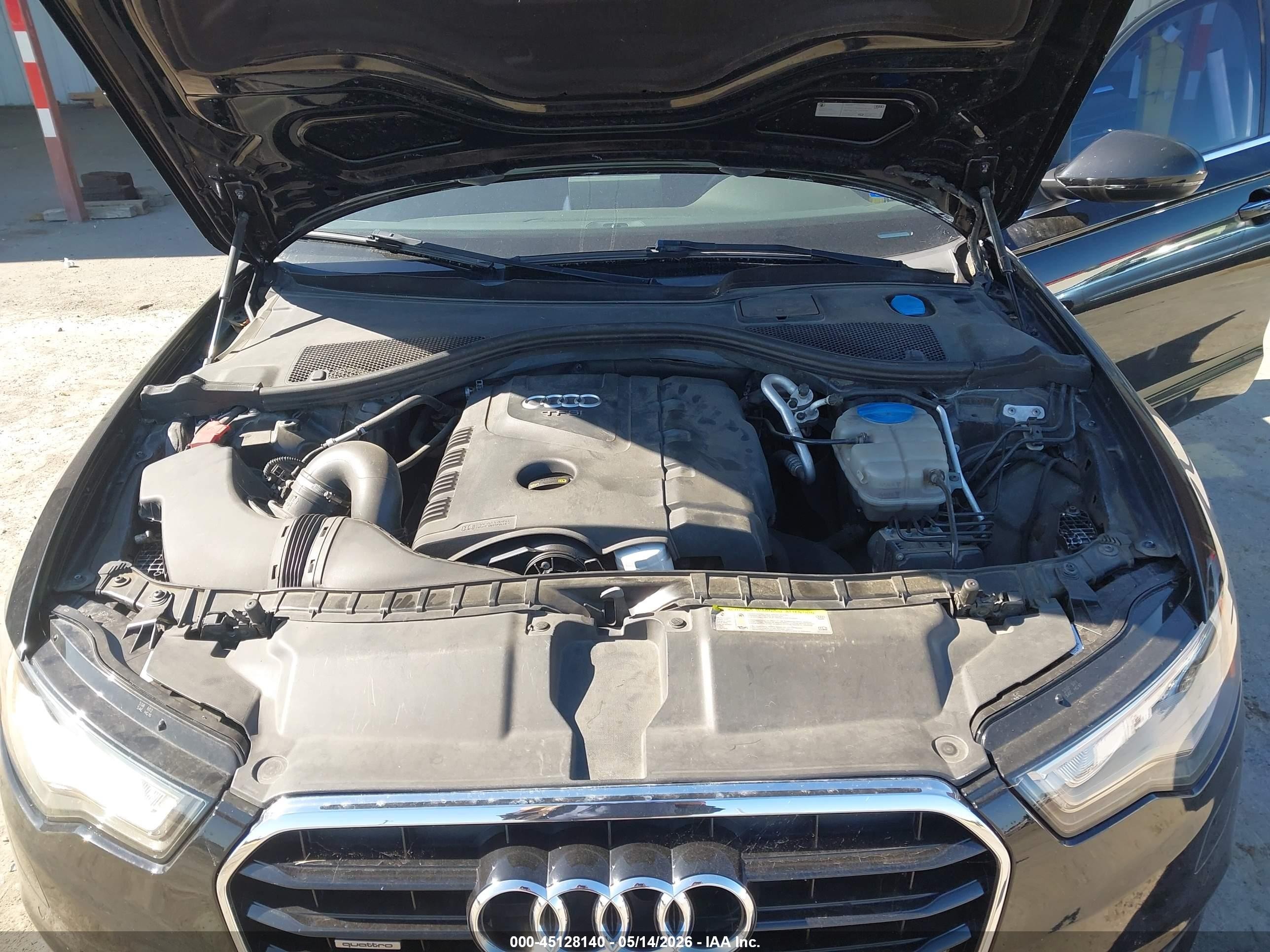 2014 Audi A6 2.0t Premium Black vin: WAUGFAFCXEN056300