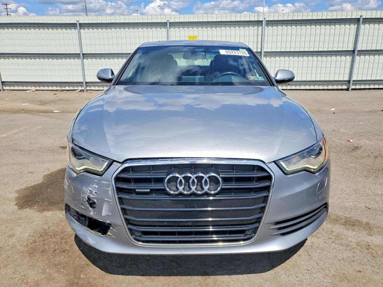 2014 Audi A6 Premium Plus Gray vin: WAUGFAFCXEN124448