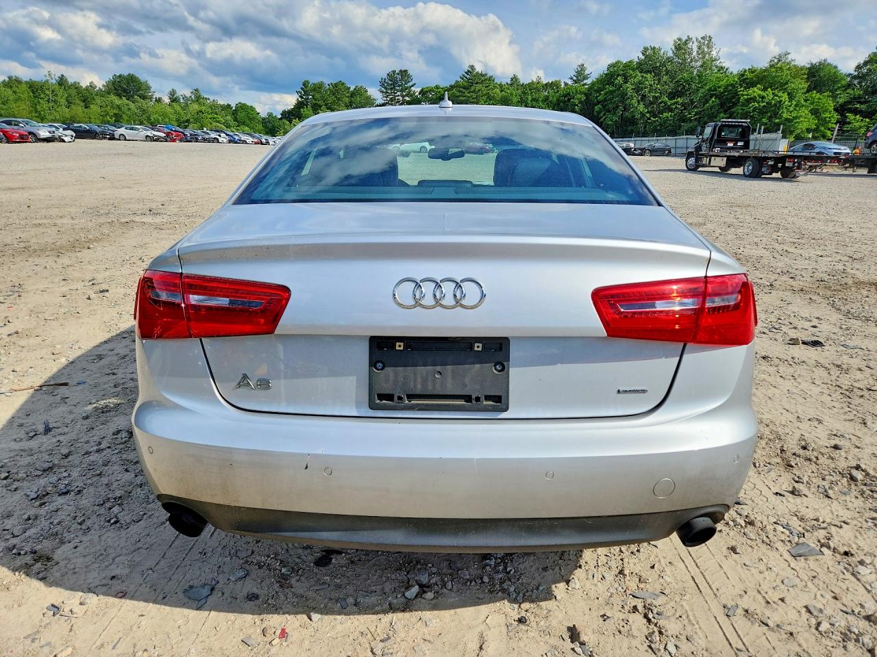 2015 Audi A6 Premium Plus Silver vin: WAUGFAFCXFN012315