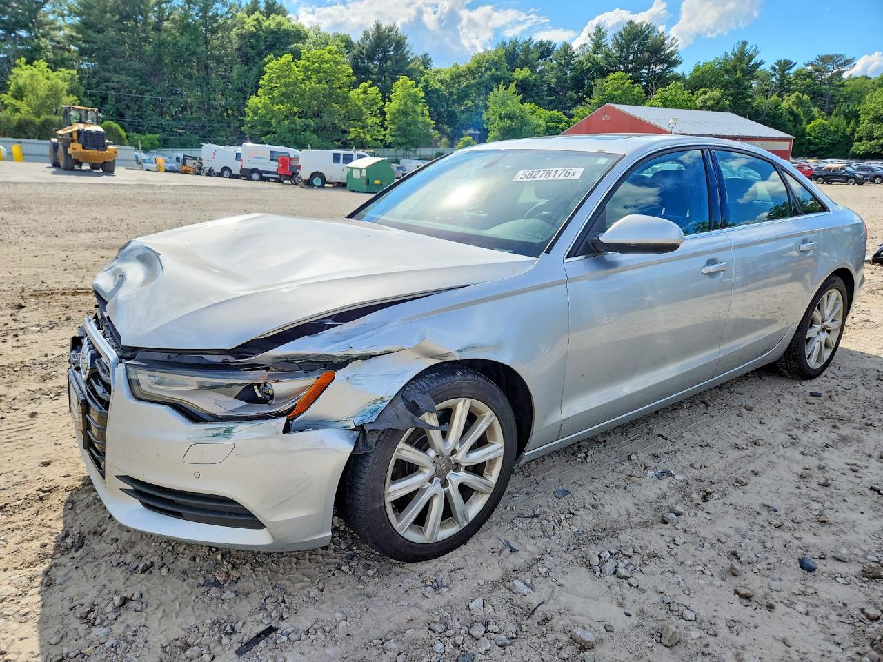 2015 Audi A6 Premium Plus Silver vin: WAUGFAFCXFN012315