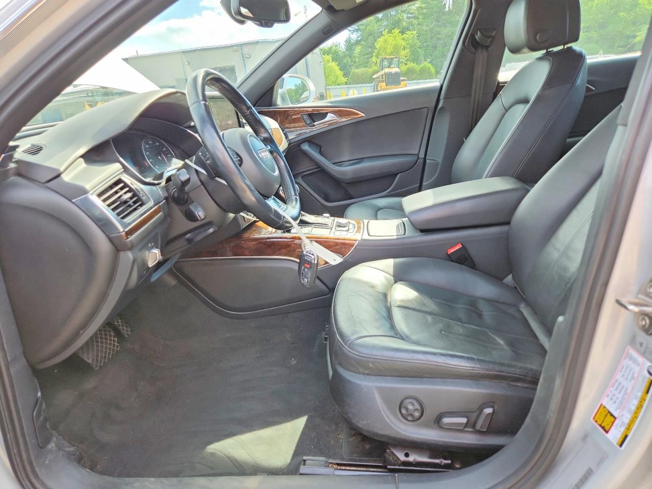 2015 Audi A6 Premium Plus Silver vin: WAUGFAFCXFN012315