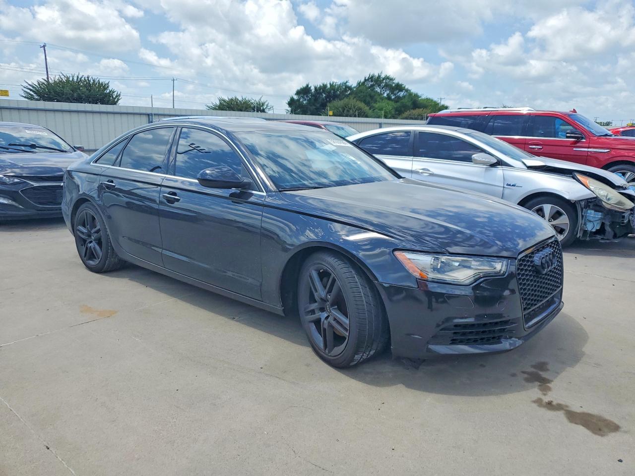 2015 Audi A6 Premium Plus Black vin: WAUGFAFCXFN045735