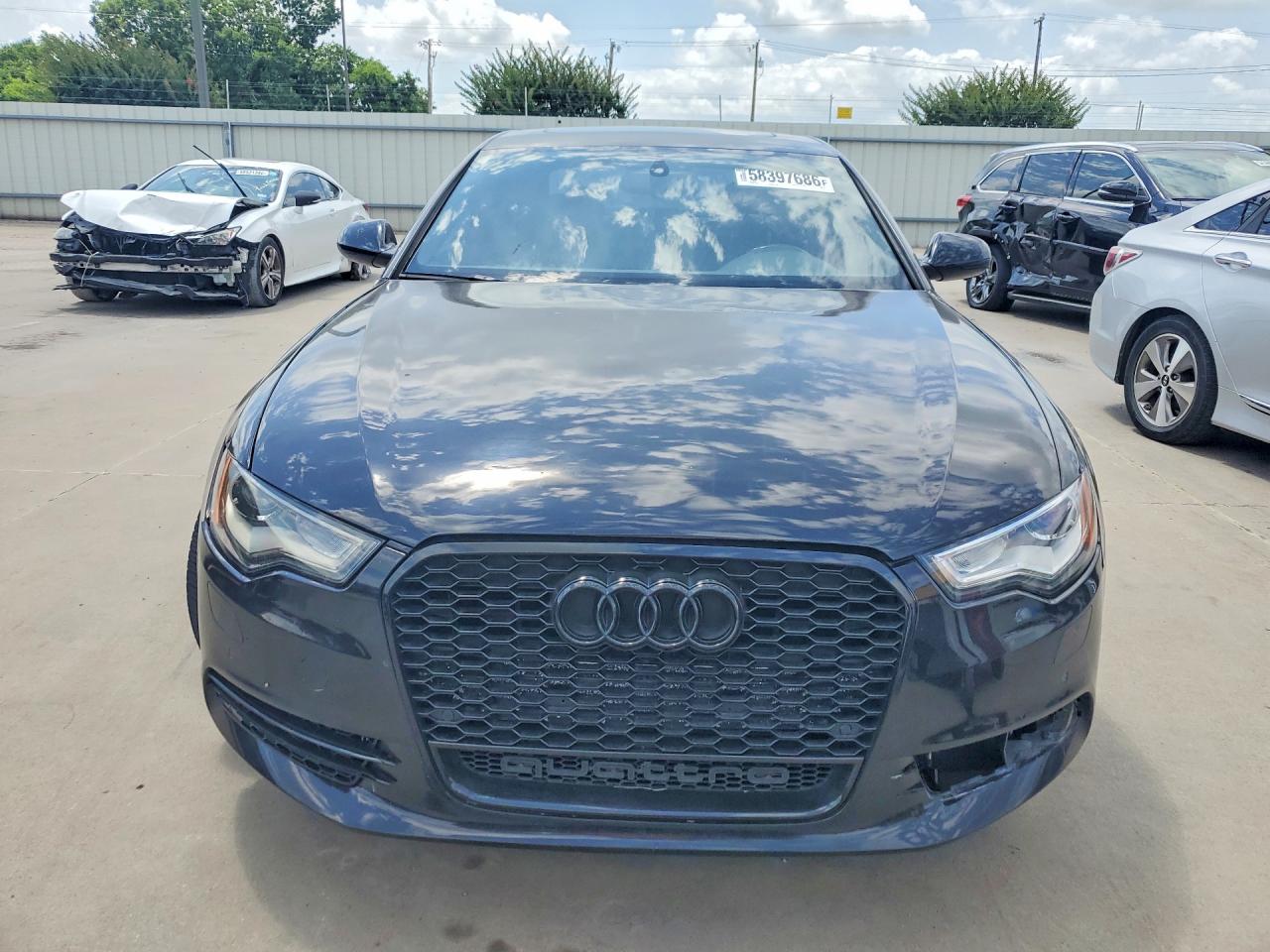 2015 Audi A6 Premium Plus Black vin: WAUGFAFCXFN045735