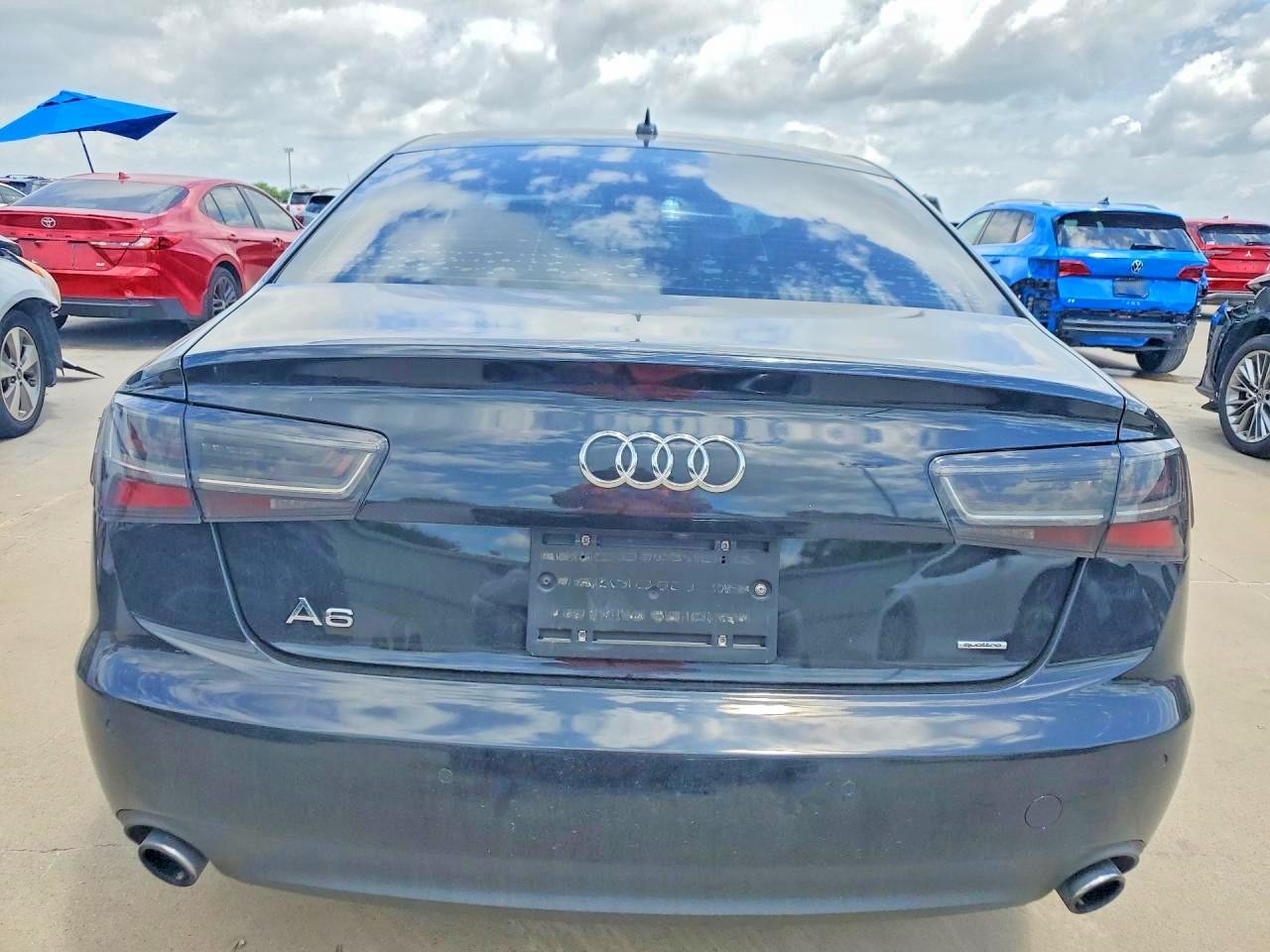 2015 Audi A6 Premium Plus Black vin: WAUGFAFCXFN045735