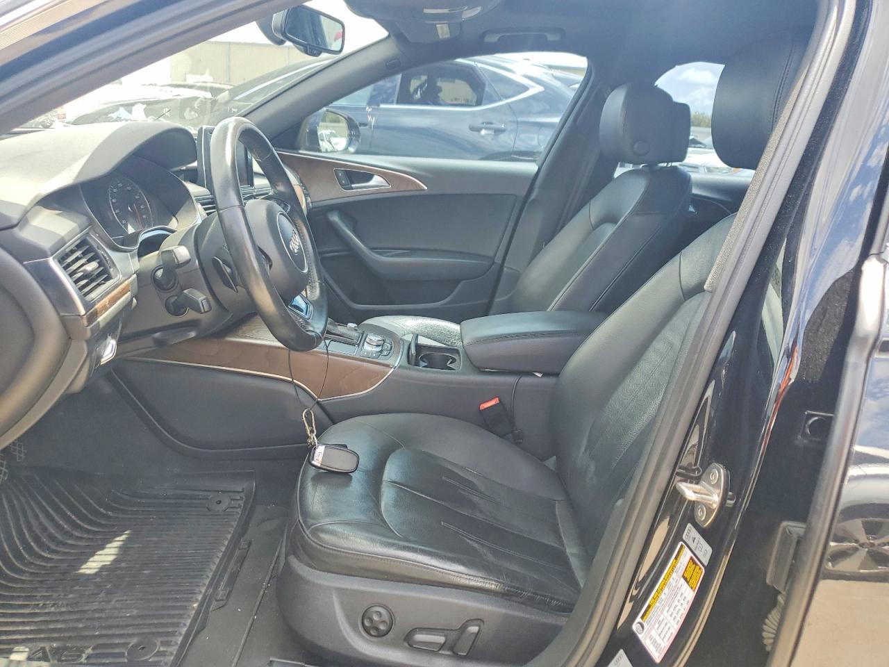 2015 Audi A6 Premium Plus Black vin: WAUGFAFCXFN045735