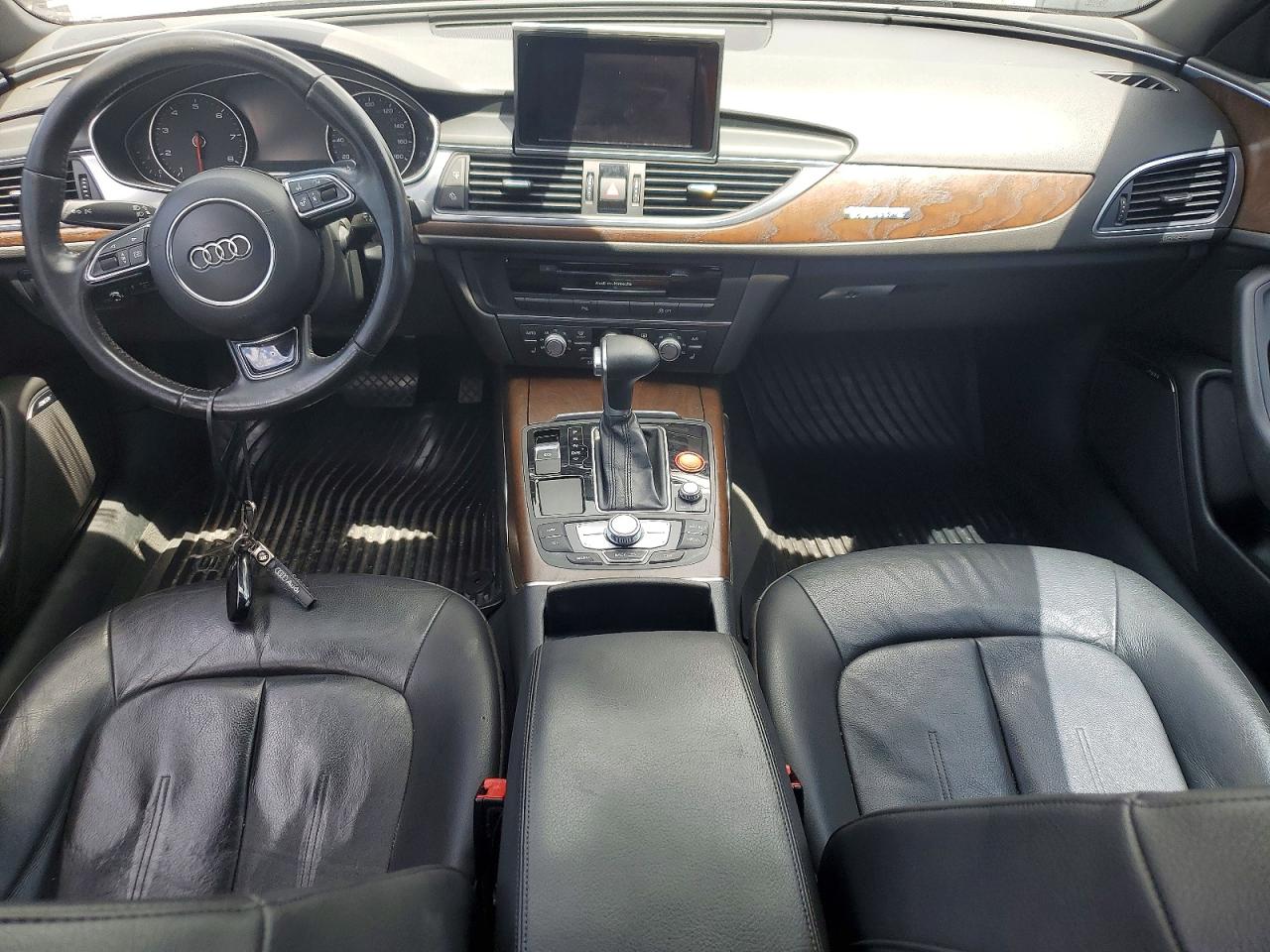 2015 Audi A6 Premium Plus Black vin: WAUGFAFCXFN045735