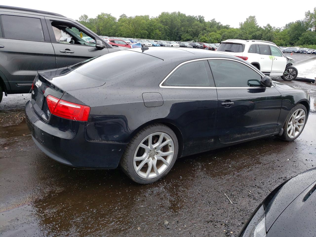 2012 Audi A5 Premium Black vin: WAUGFAFR7CA013753