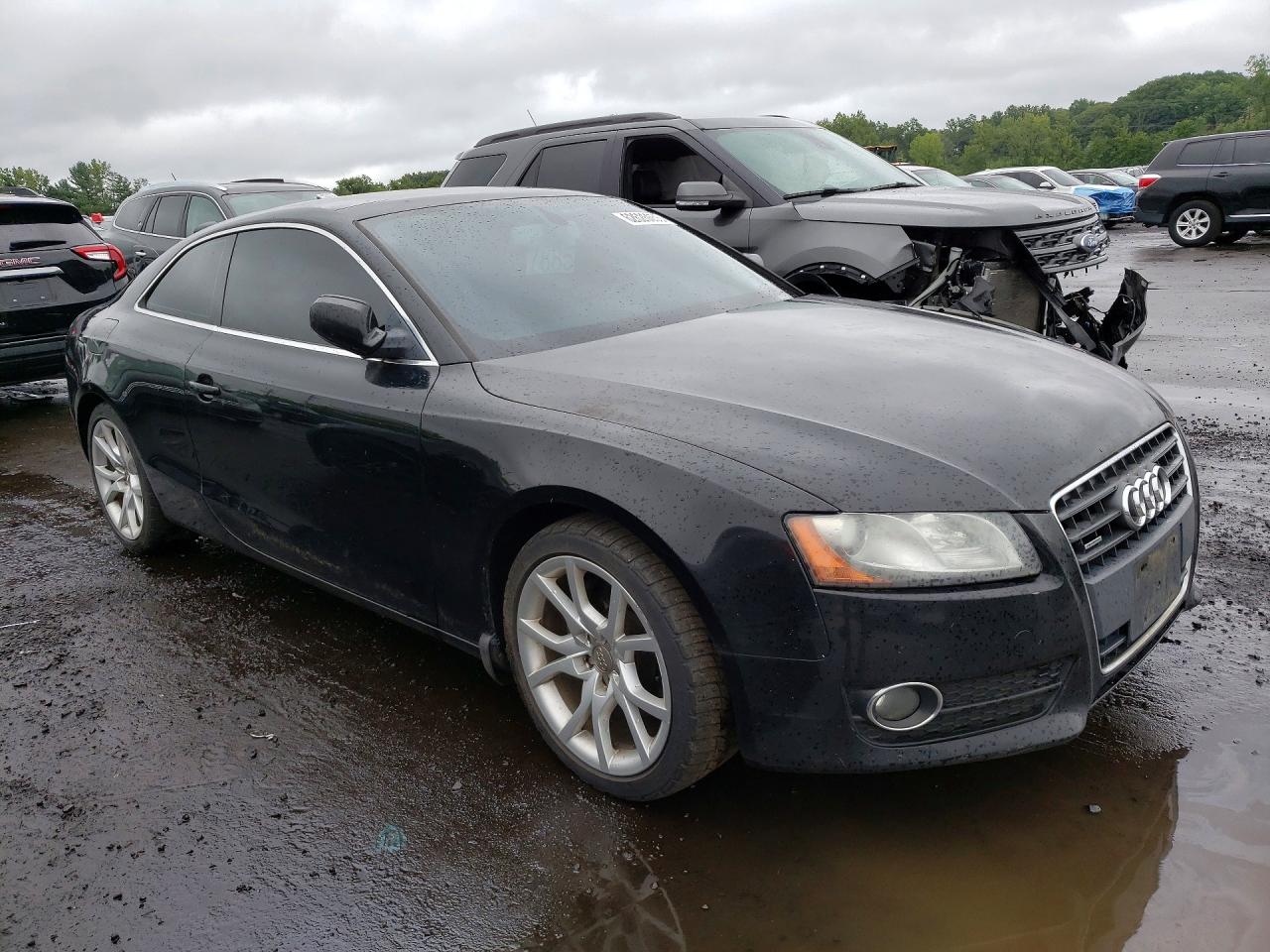 2012 Audi A5 Premium Black vin: WAUGFAFR7CA013753