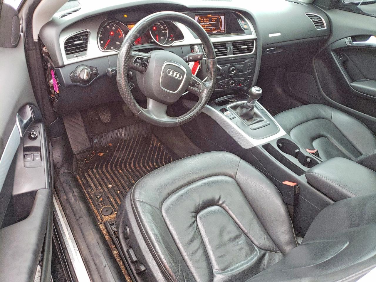 2012 Audi A5 Premium Black vin: WAUGFAFR7CA013753