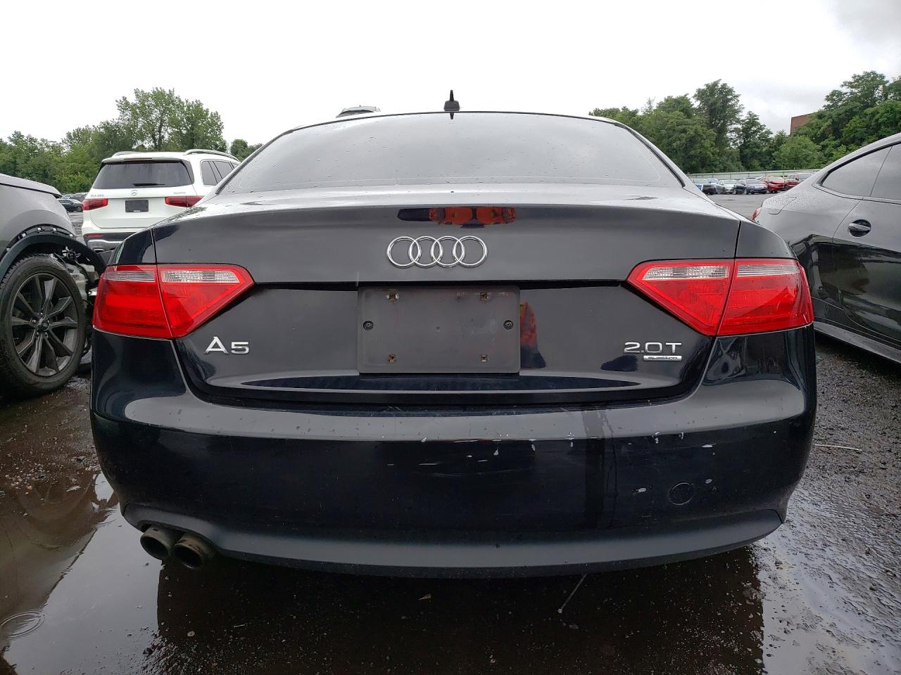 2012 Audi A5 Premium Black vin: WAUGFAFR7CA013753