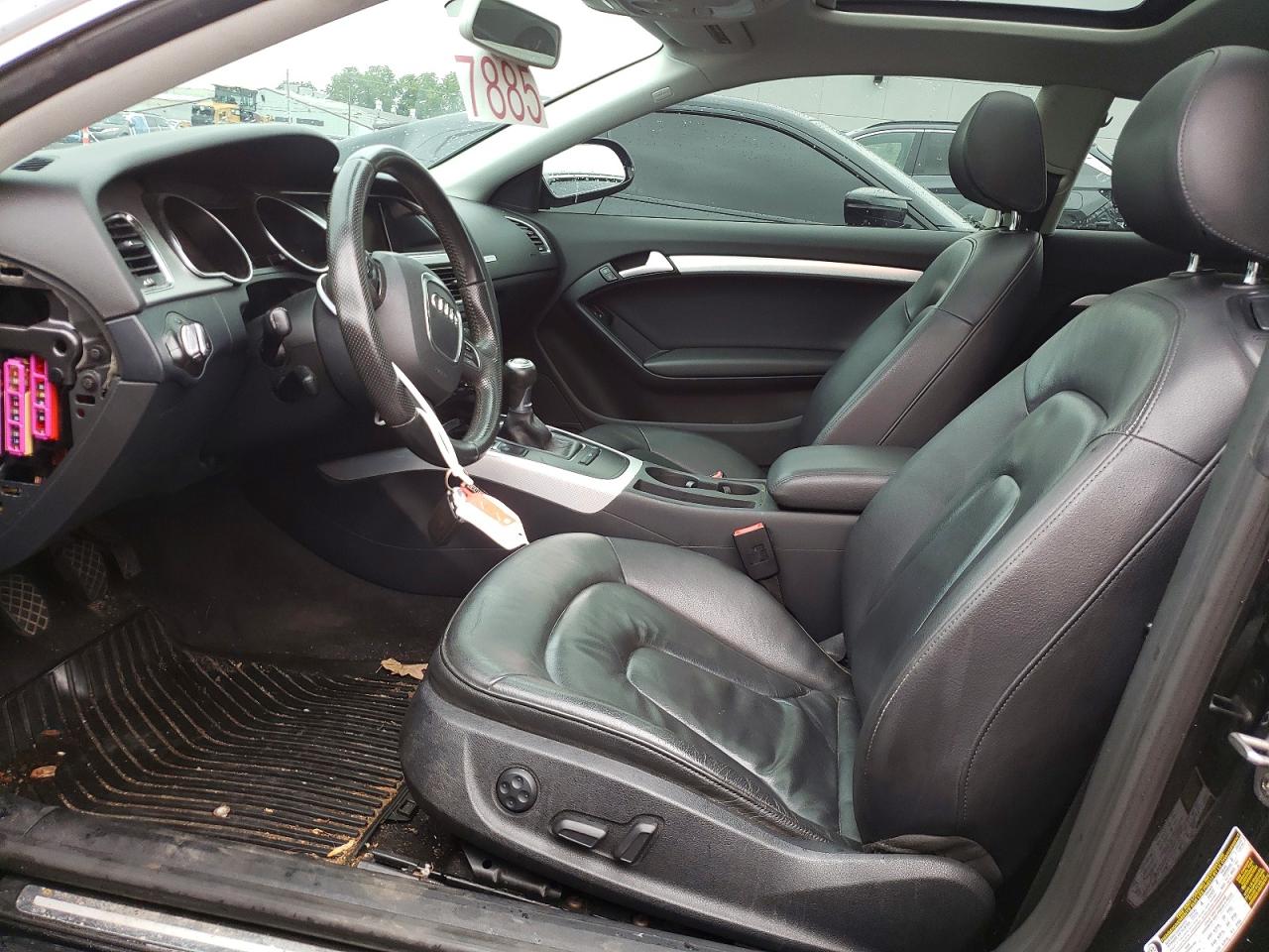 2012 Audi A5 Premium Black vin: WAUGFAFR7CA013753