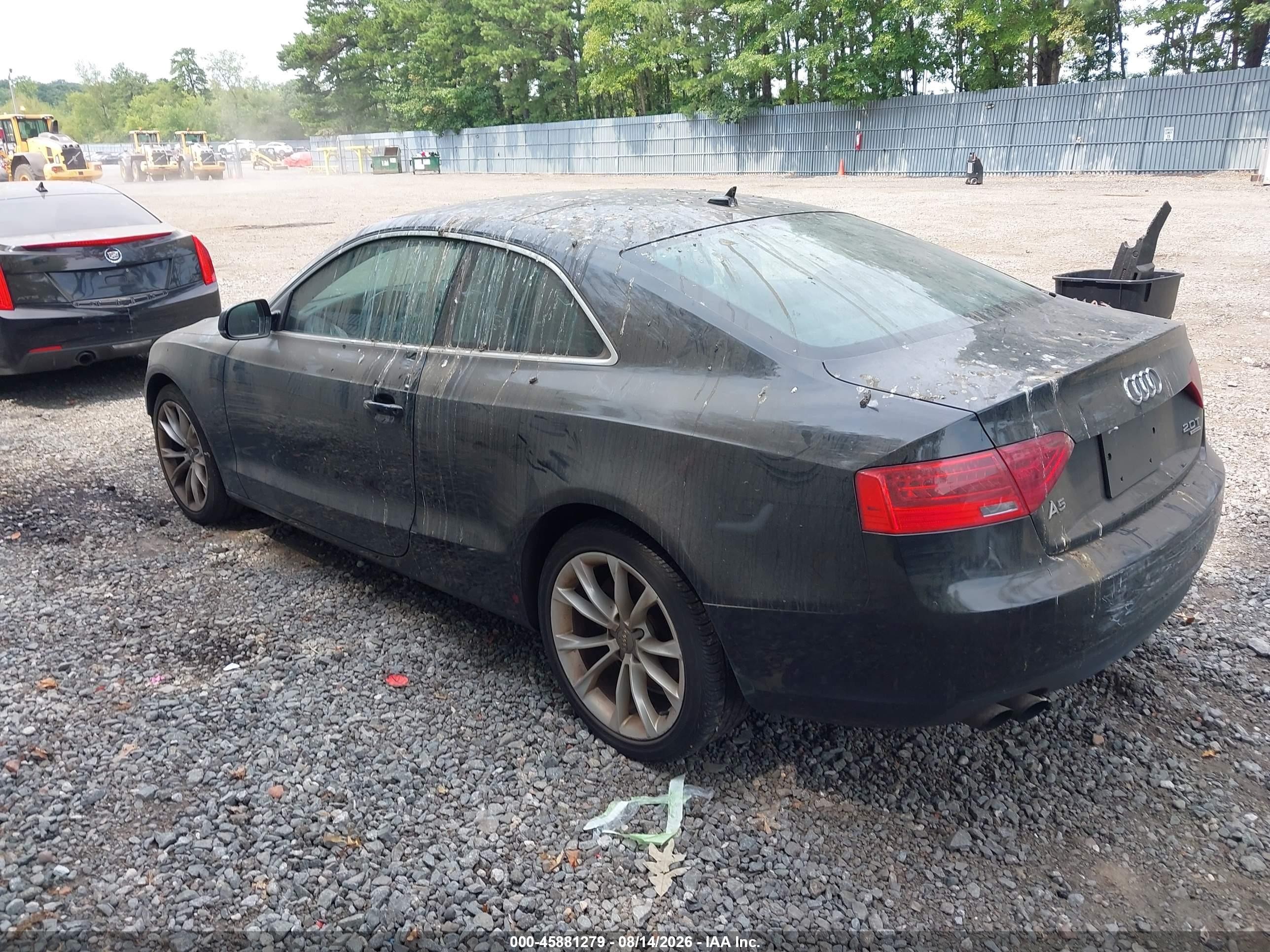 2013 Audi A5 2.0t Premium Black vin: WAUGFAFR7DA076370