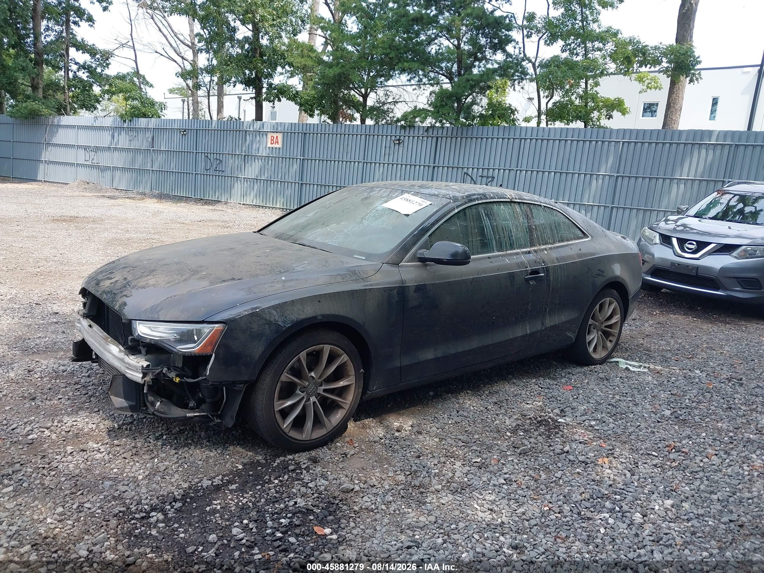 2013 Audi A5 2.0t Premium Black vin: WAUGFAFR7DA076370