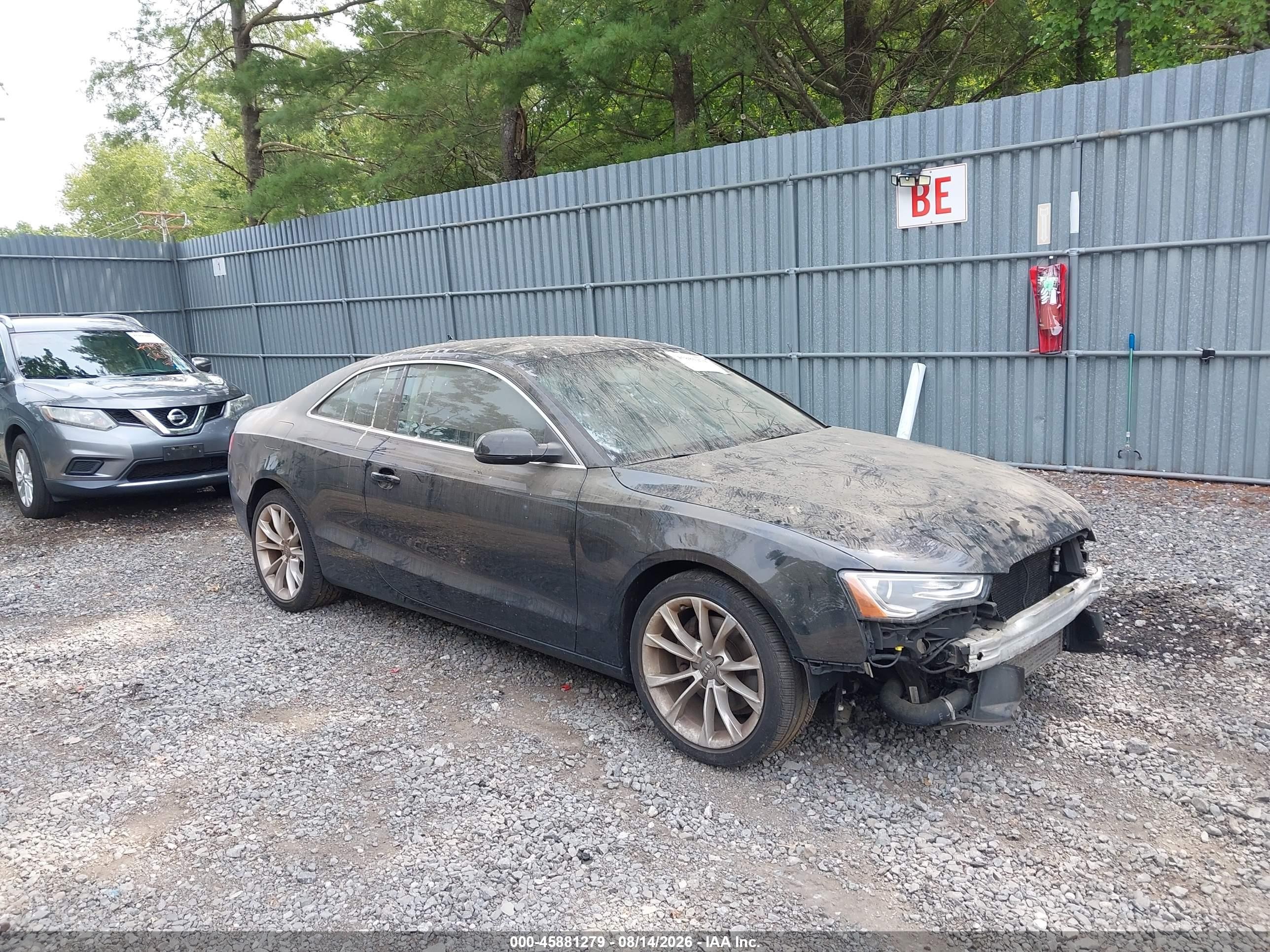 2013 Audi A5 2.0t Premium Black vin: WAUGFAFR7DA076370