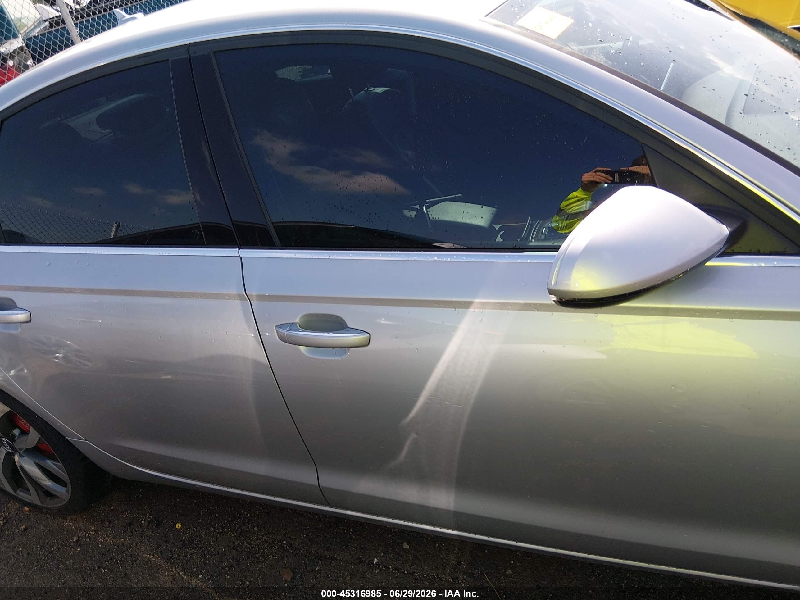 2014 Audi A6 2.0t Premium Silver vin: WAUGFBFC3EN159824