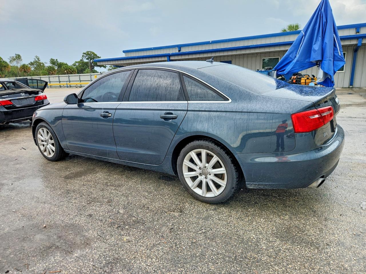 2013 Audi A6 Premium Plus Gray vin: WAUGFBFC7DN104775