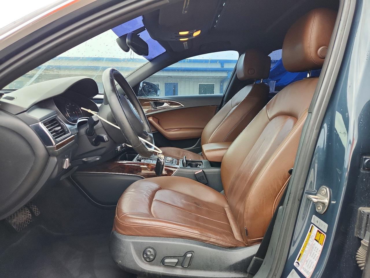 2013 Audi A6 Premium Plus Gray vin: WAUGFBFC7DN104775