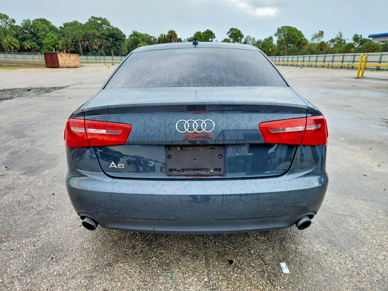 2013 Audi A6 Premium Plus Gray vin: WAUGFBFC7DN104775