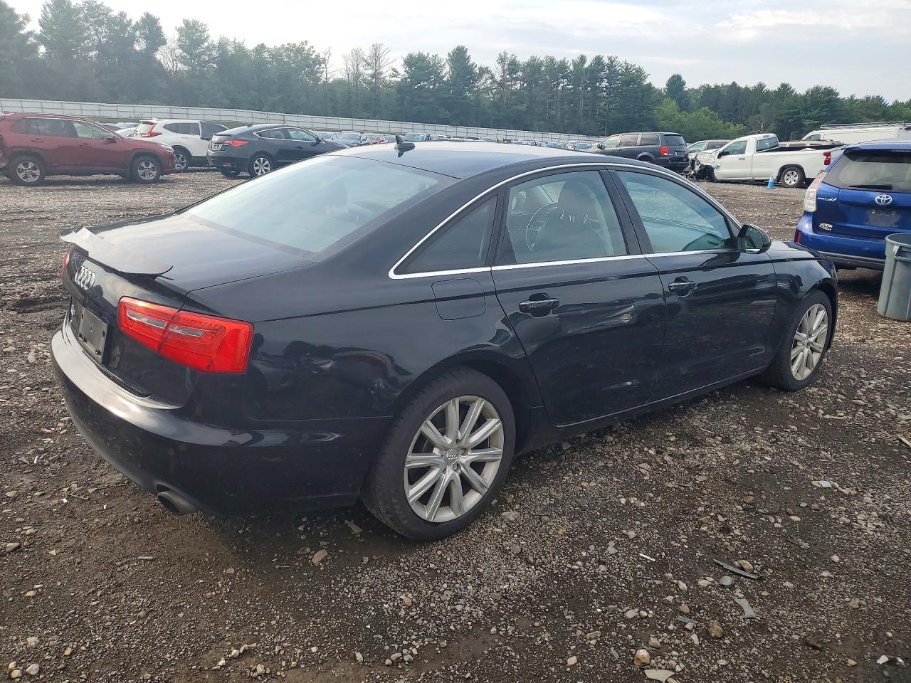 2014 Audi A6 Premium Plus Black vin: WAUGFBFCXEN095216