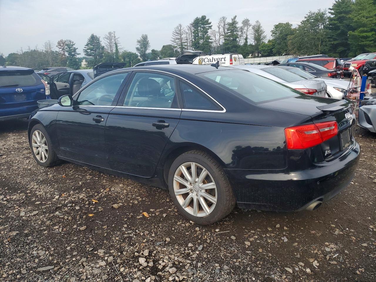 2014 Audi A6 Premium Plus Black vin: WAUGFBFCXEN095216
